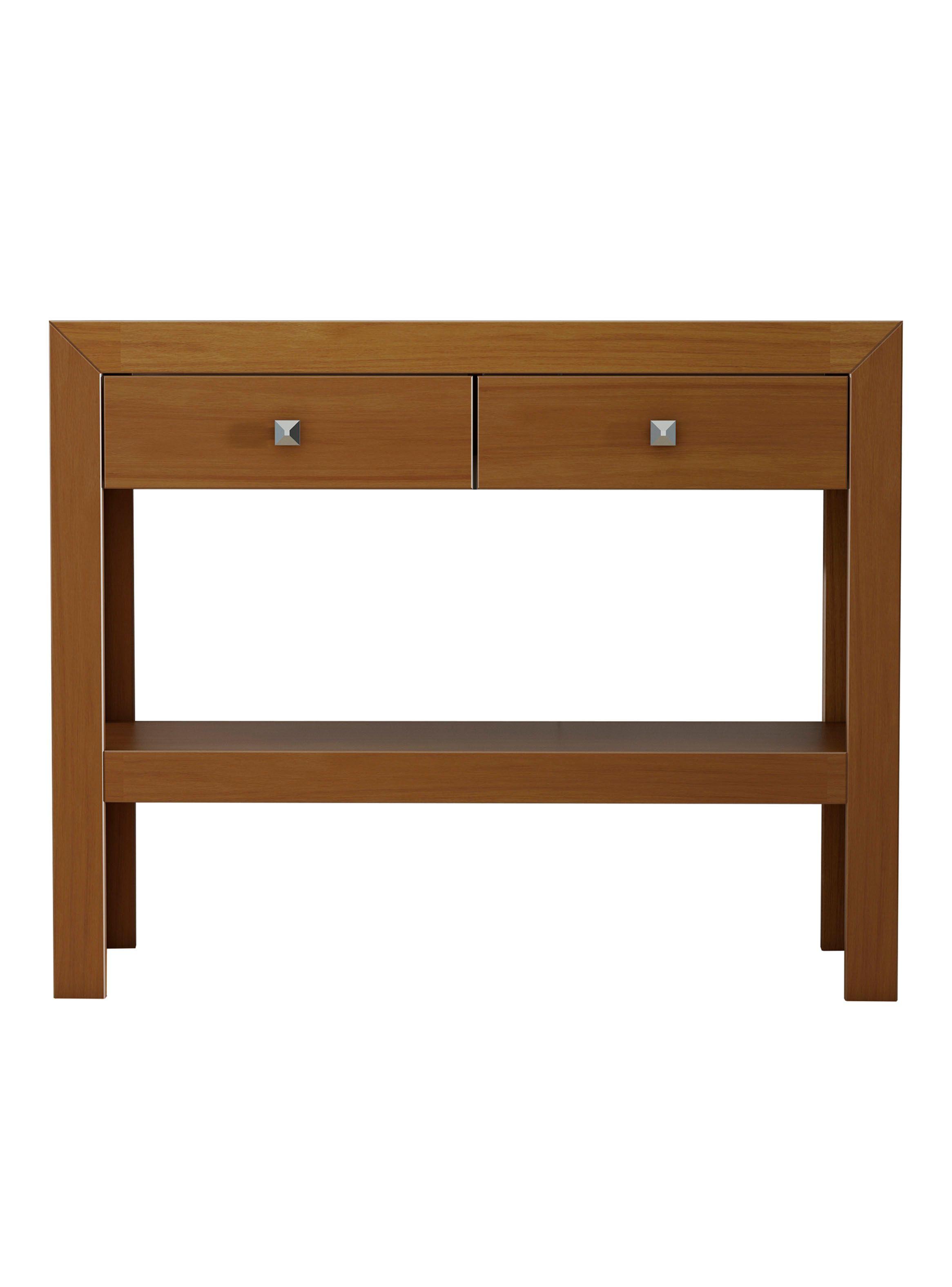 Mesa de Arrimo Kynus 2 Cajones 34.6x105.4 cm-0