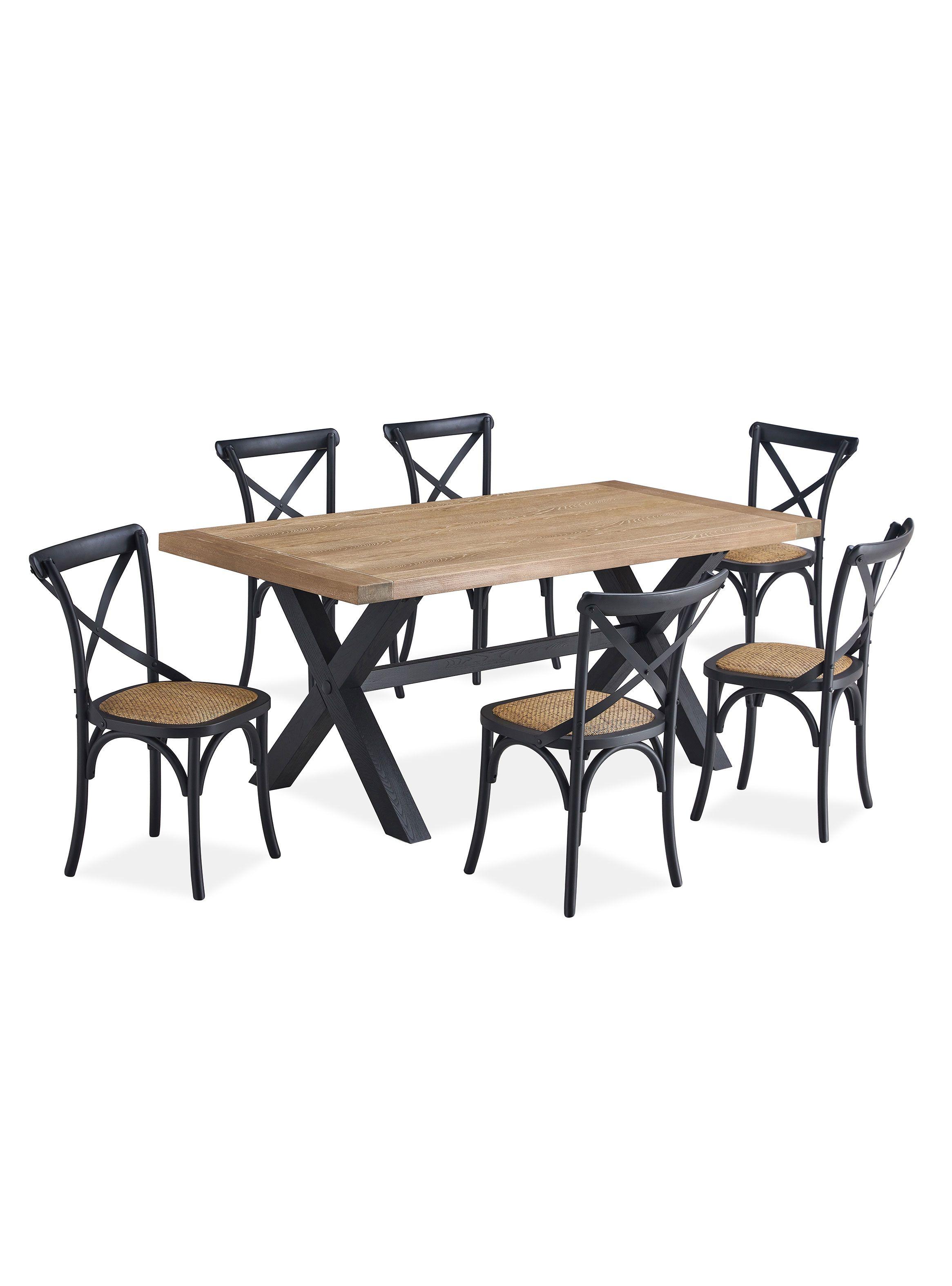 Juego Comedor Pamela 6 Sillas Negro-4
