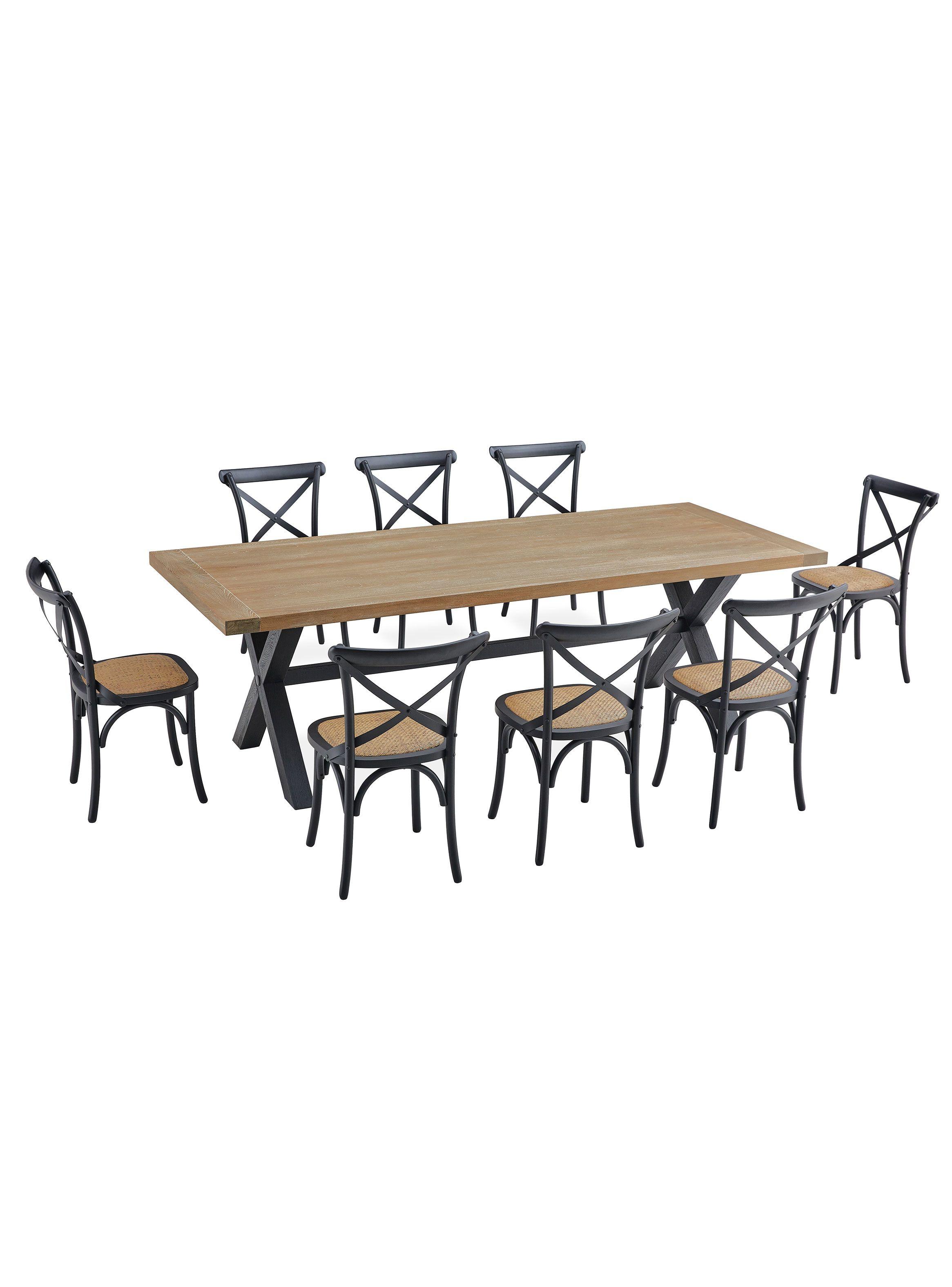 Juego Comedor Pamela 8 Sillas Negro-4