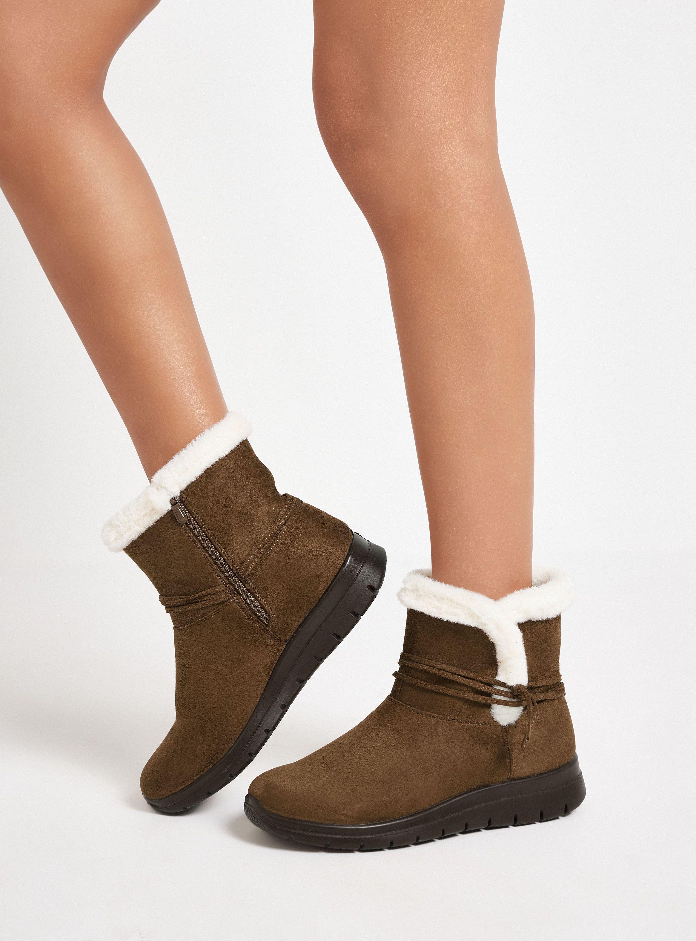 Botín Textil con Forro Chiporro Mujer-0