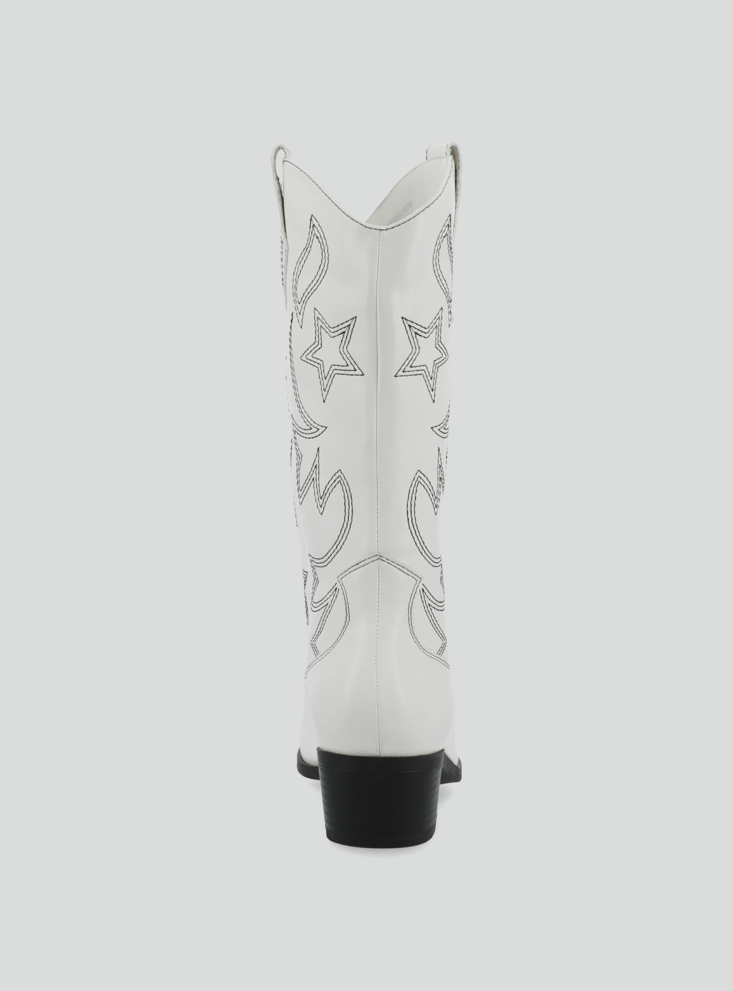 Bota Estilo Vaquero con Bordados  Metalizada Mujer-4