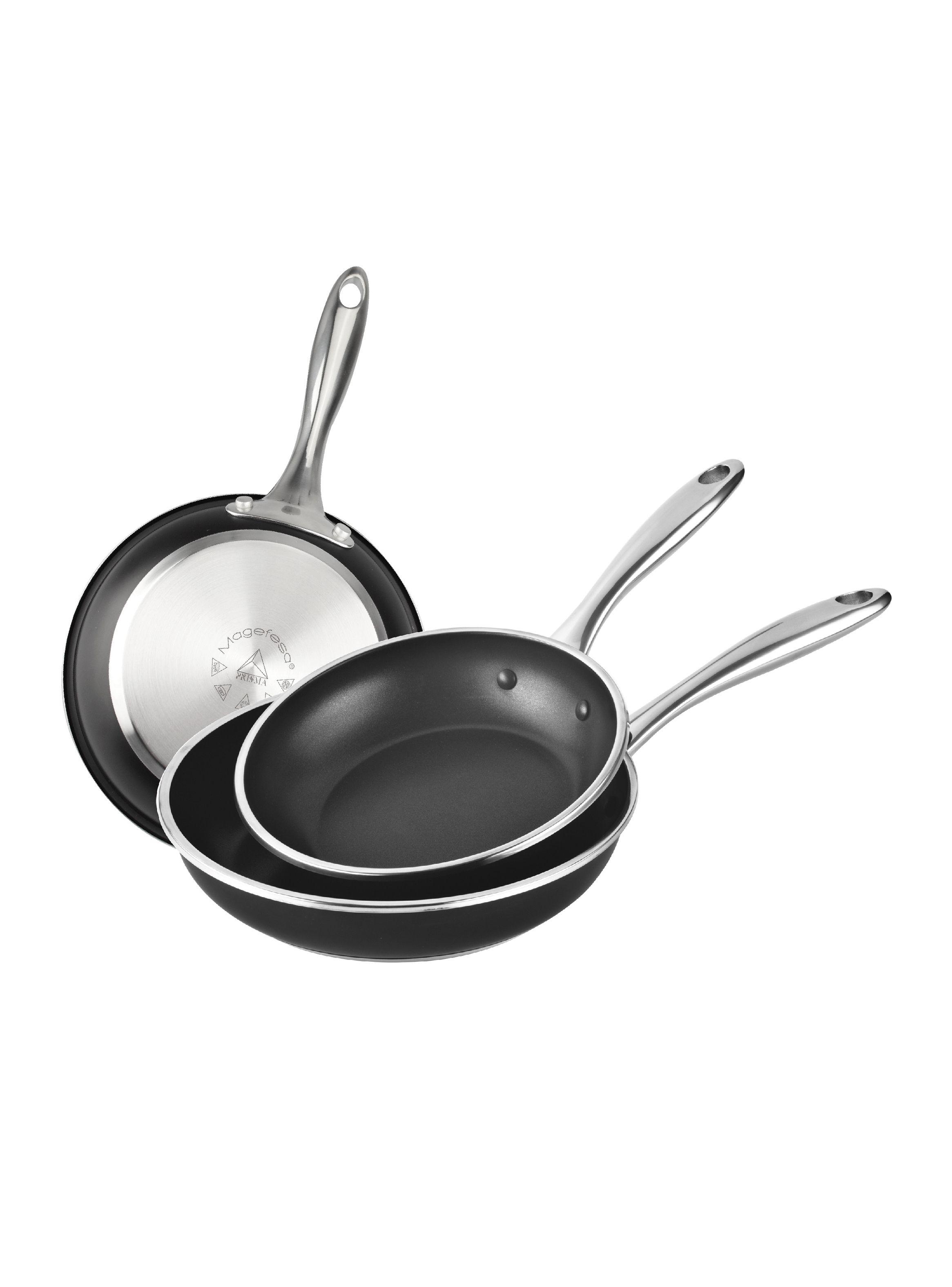 Sartén Acero Inoxidable Magefesa 24 cm Prisma-0