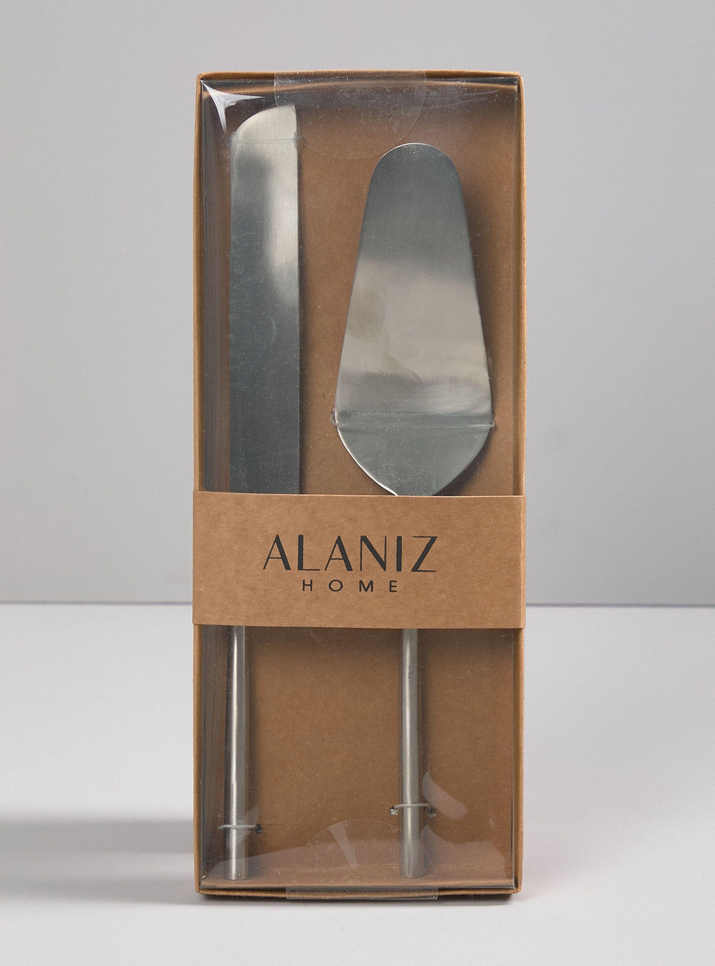 Set 2 Piezas para Servir Torta Inox-2