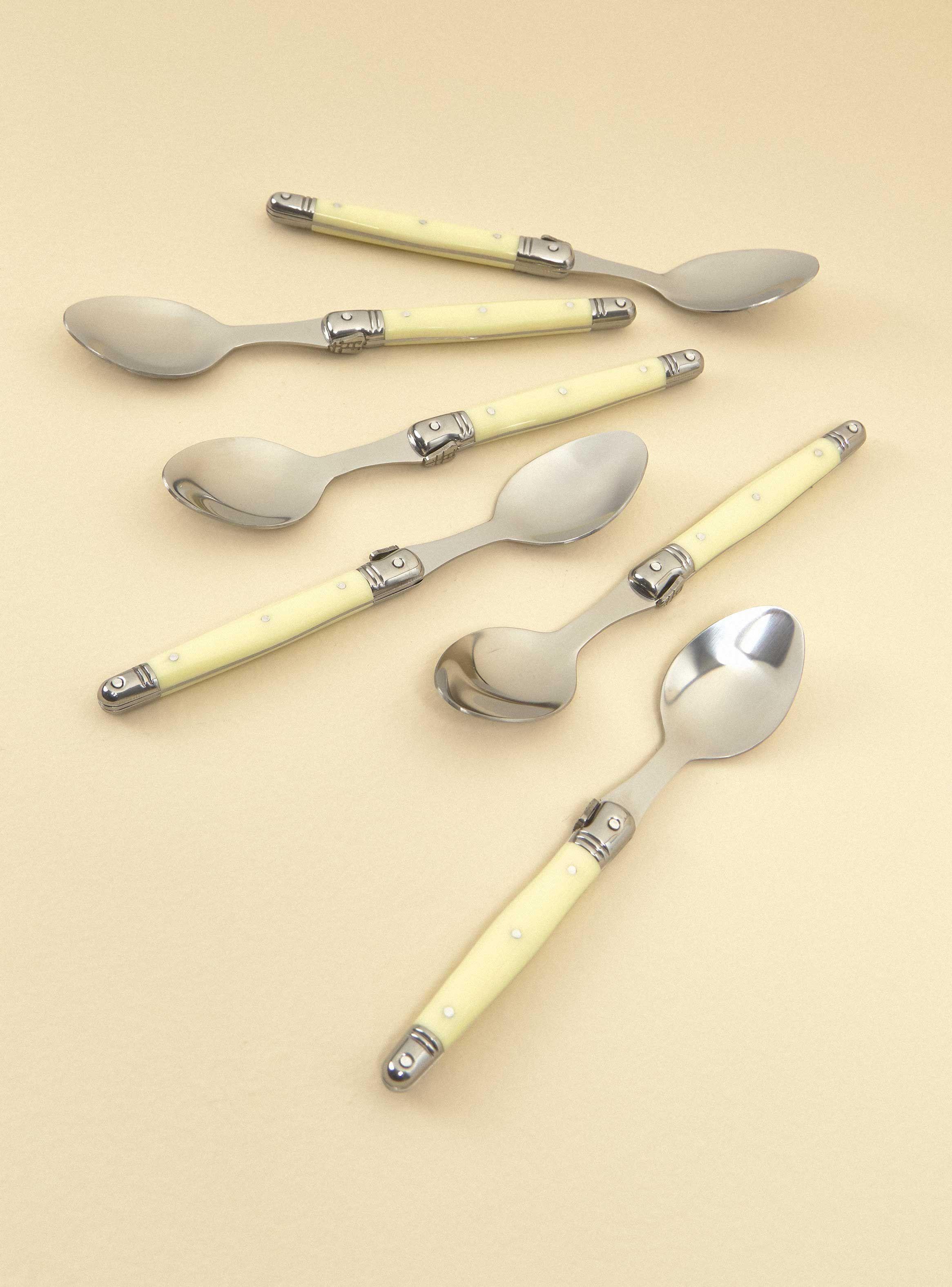 Set de 6 Cucharas Postre Ivory-0