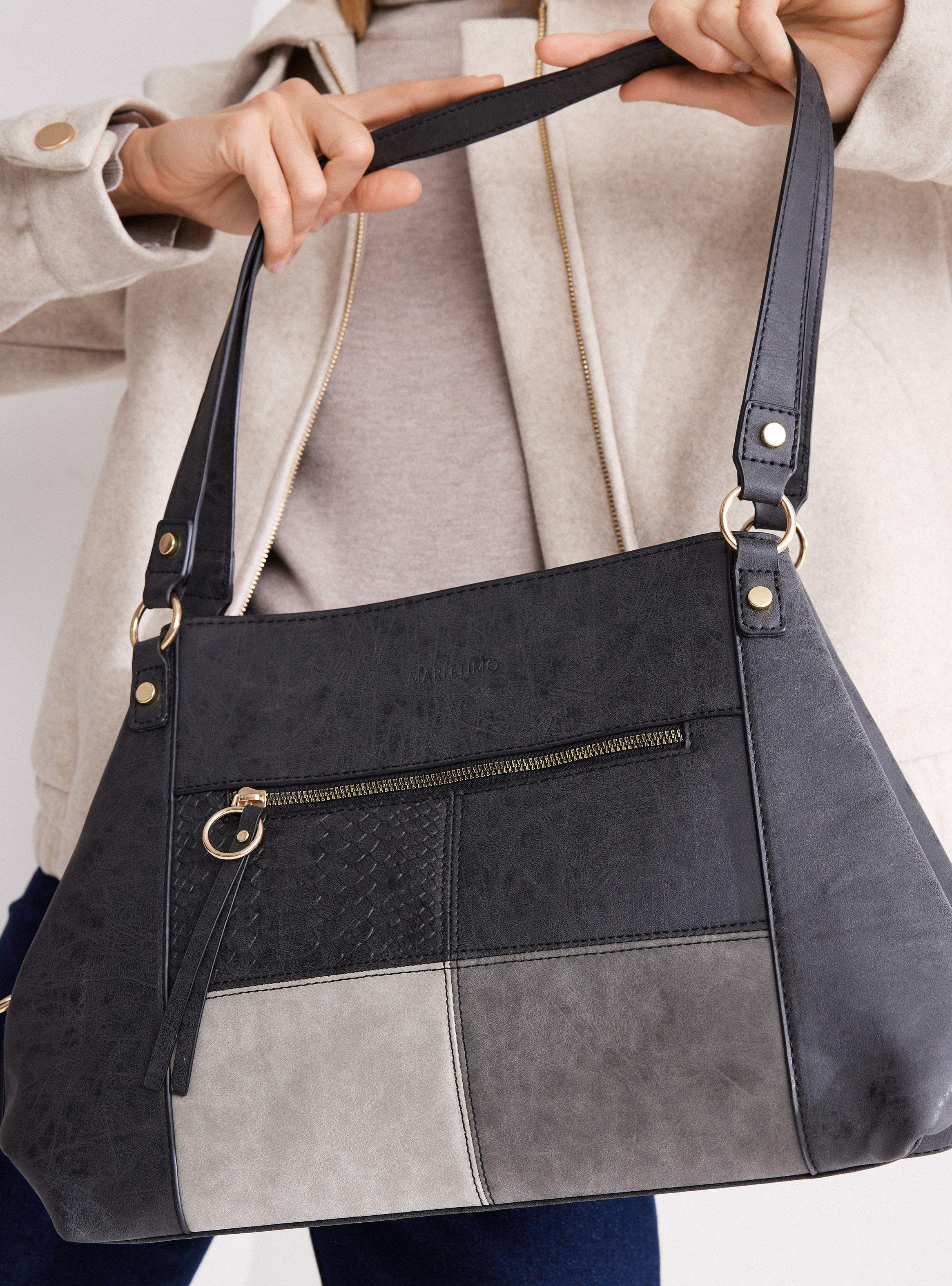 Cartera de Hombro con Bolsillo en Patchwork-1