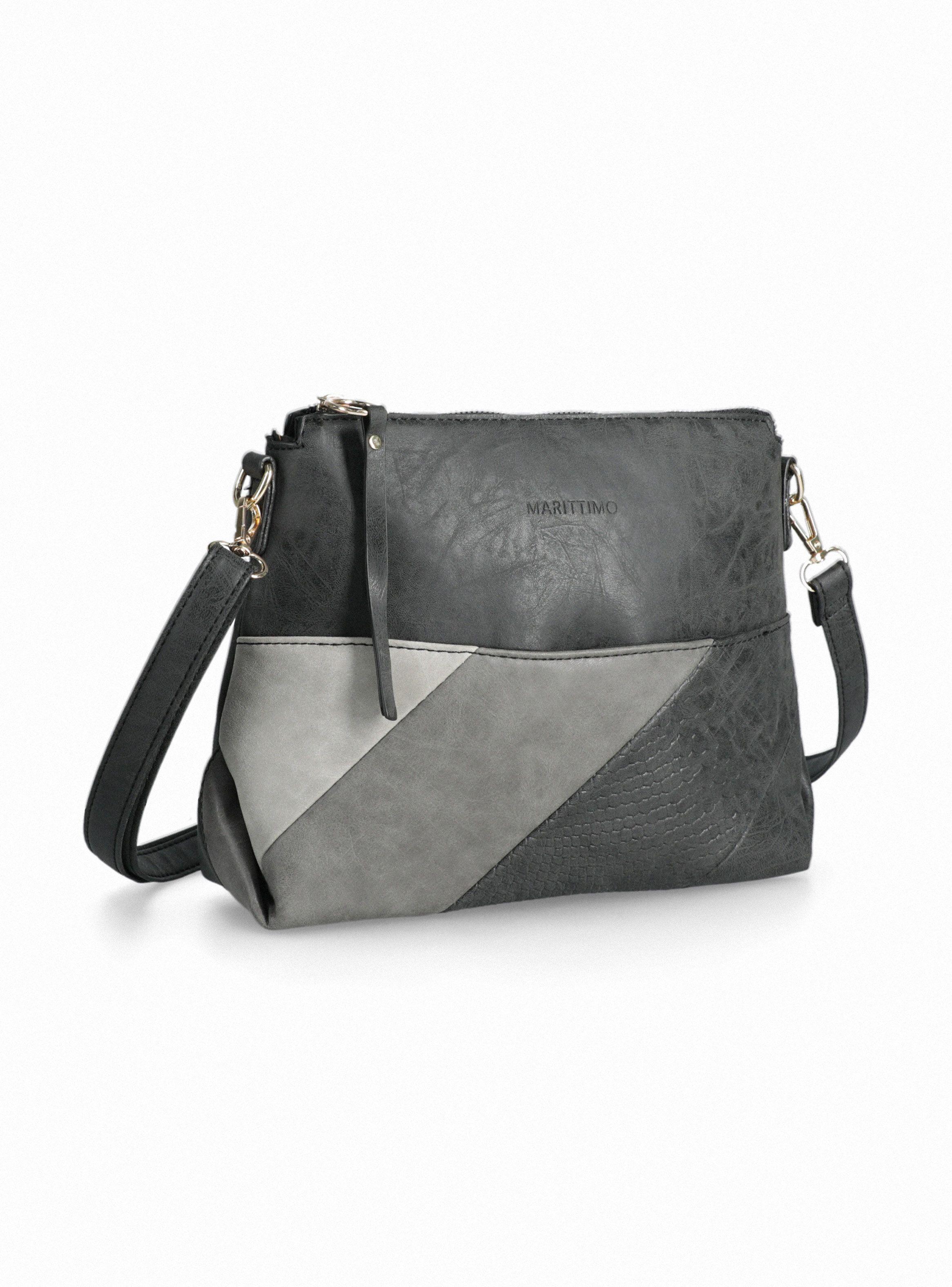 Cartera Bandolera con Bolsillo Frontal en Patchwork-3