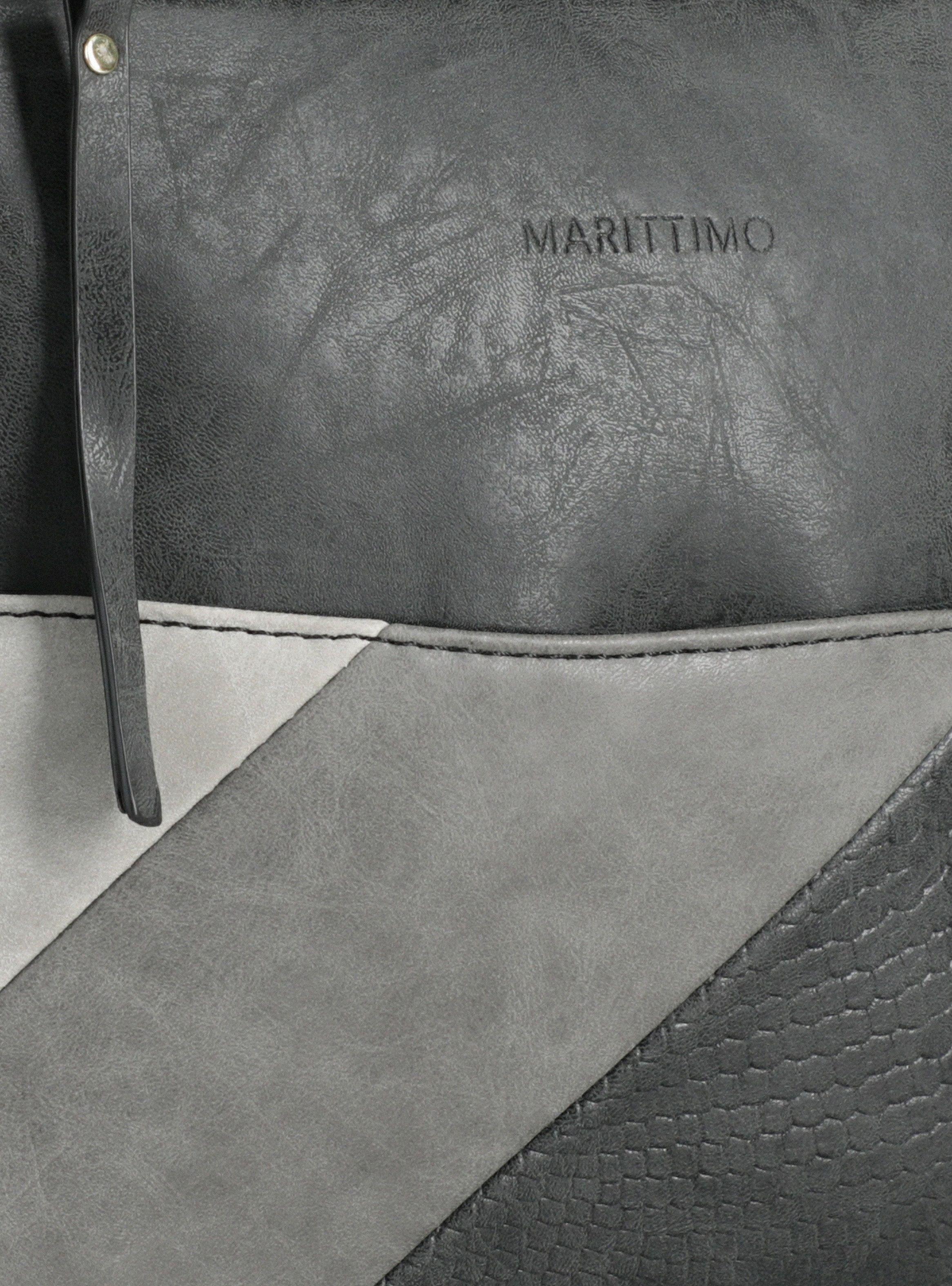 Cartera Bandolera con Bolsillo Frontal en Patchwork-6