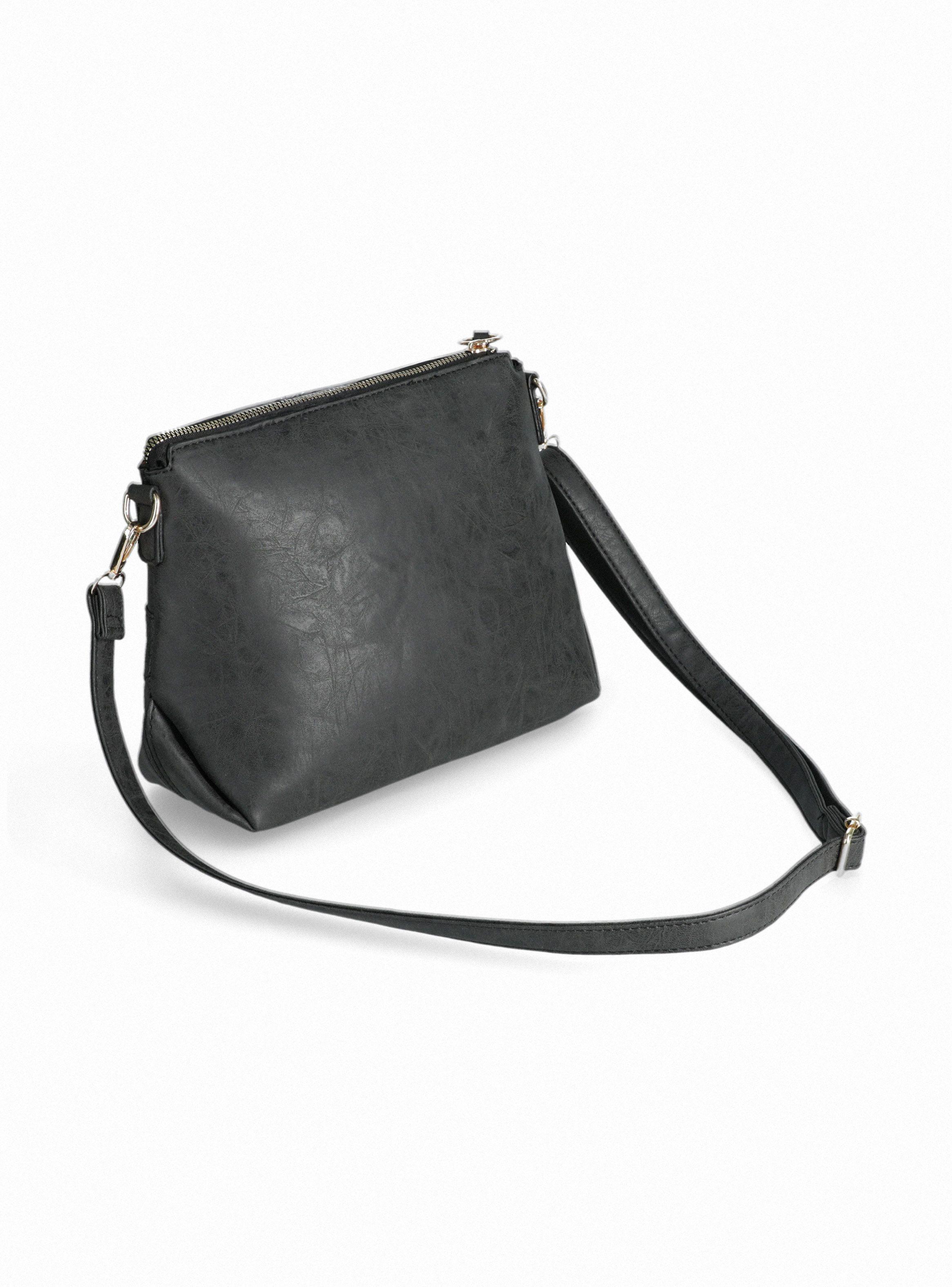 Cartera Bandolera con Bolsillo Frontal en Patchwork-4