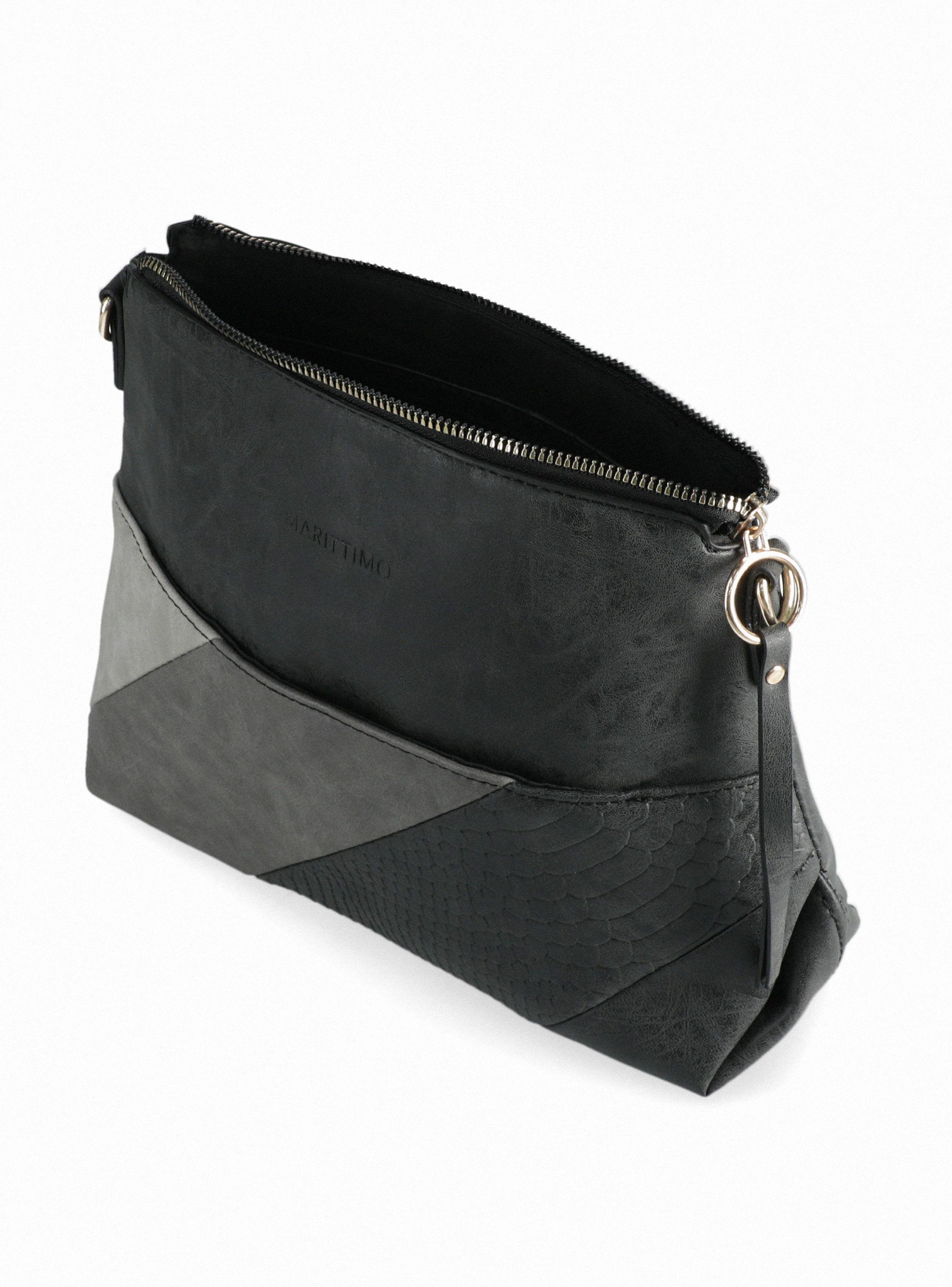 Cartera Bandolera con Bolsillo Frontal en Patchwork-5