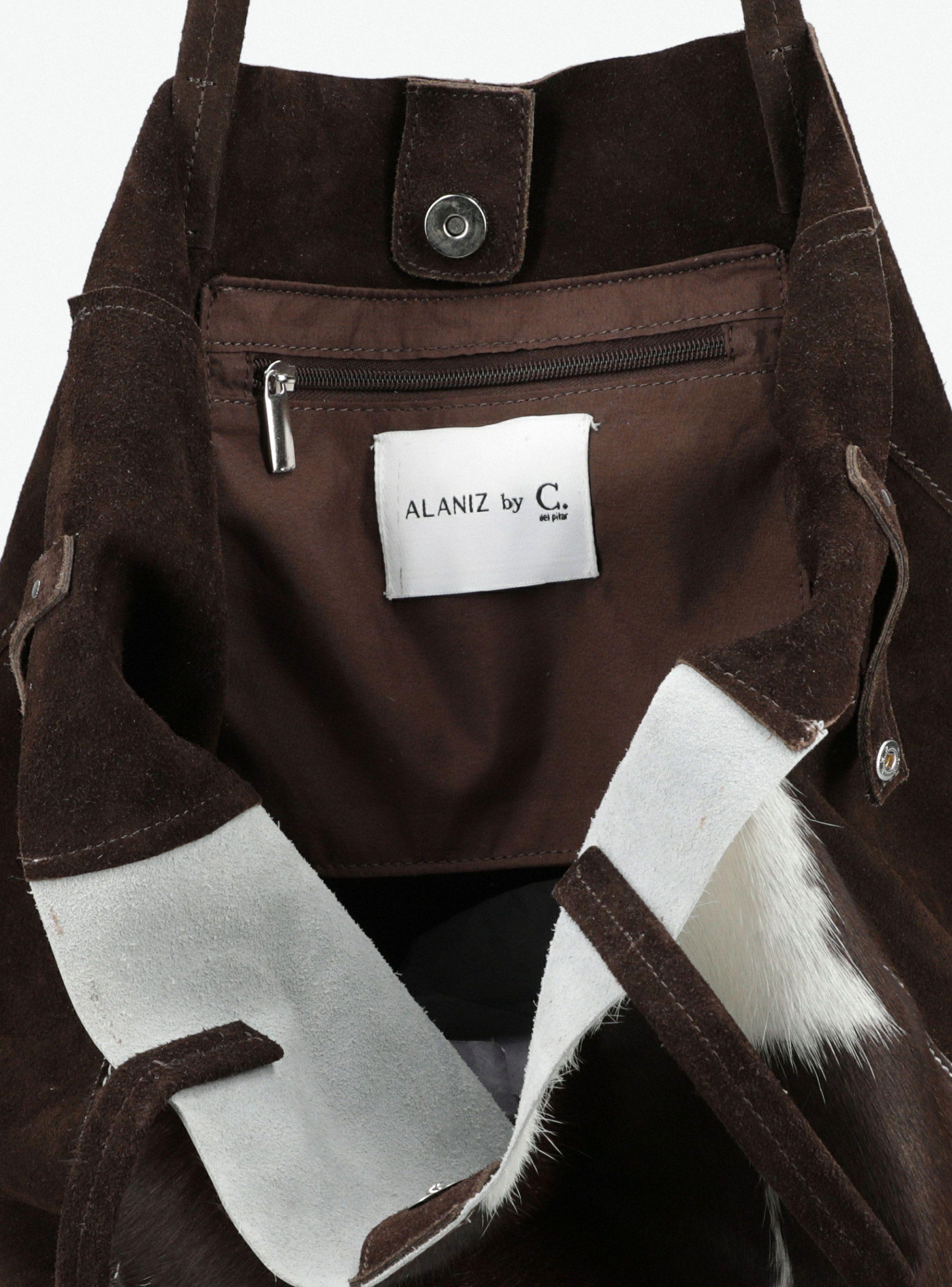 Cartera Tote De Cuero By C. Del Pilar-5