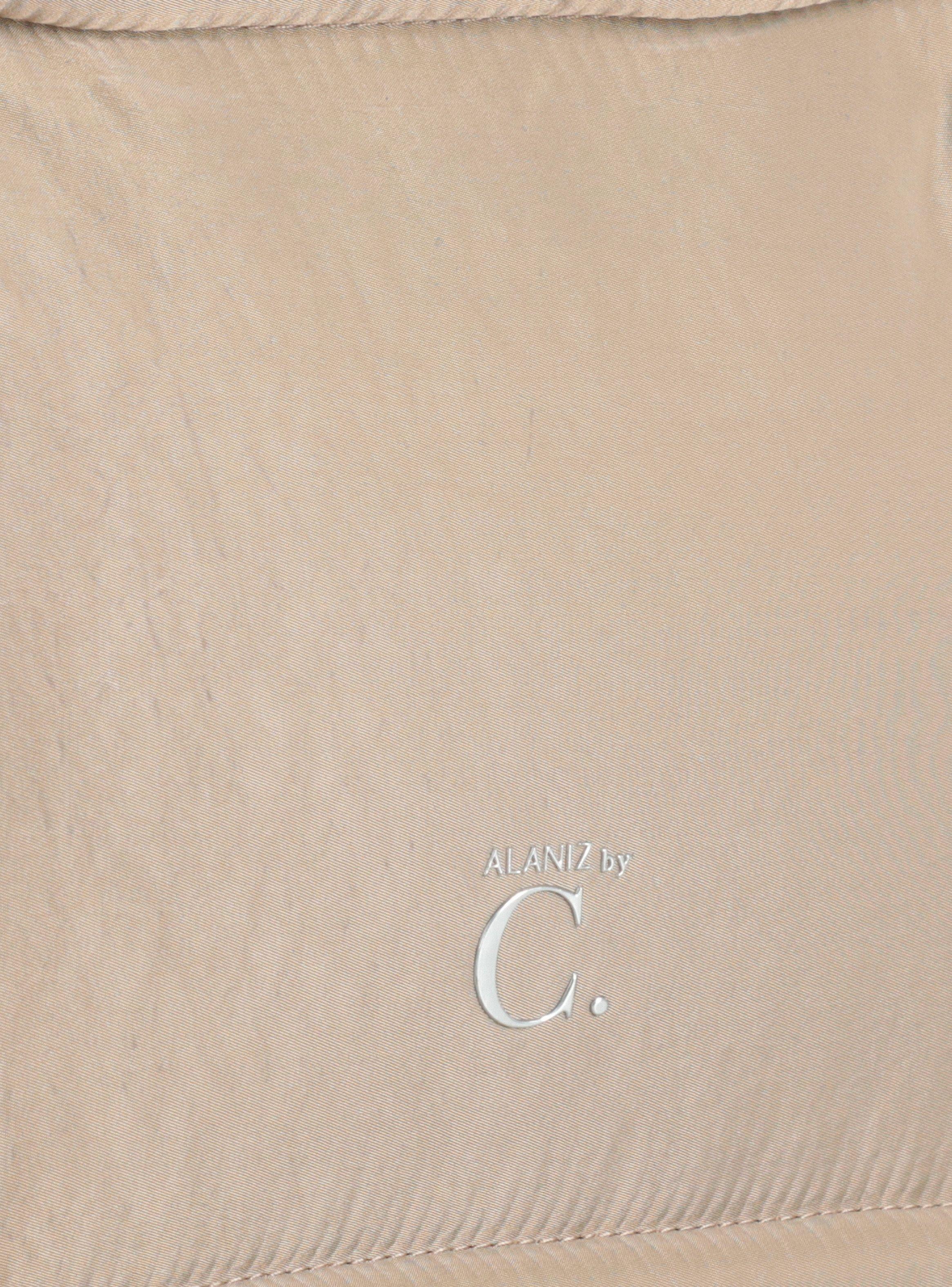 Cartera Mini Tote Café Claro-6