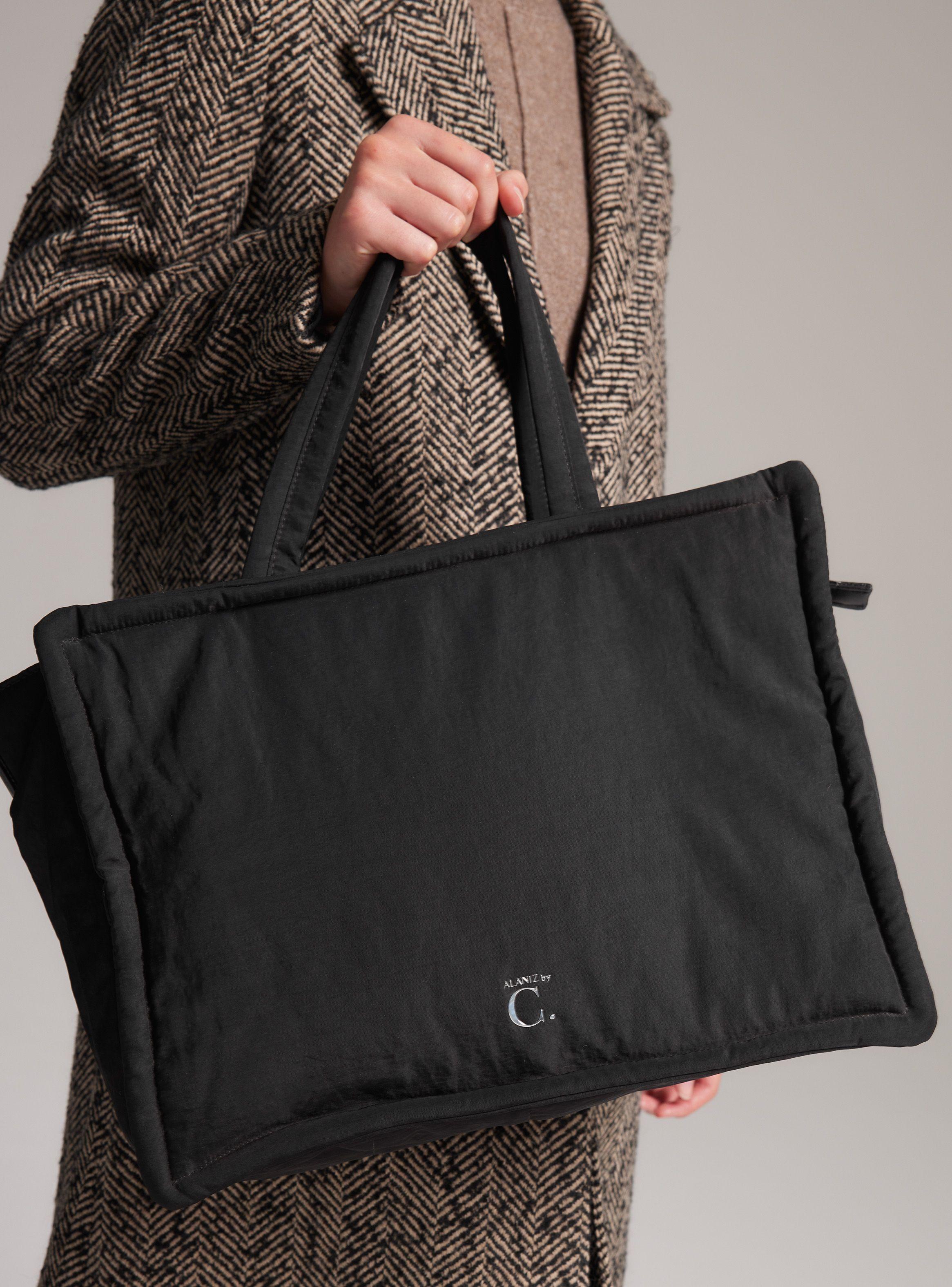 Cartera Tote Shopper Negro-1
