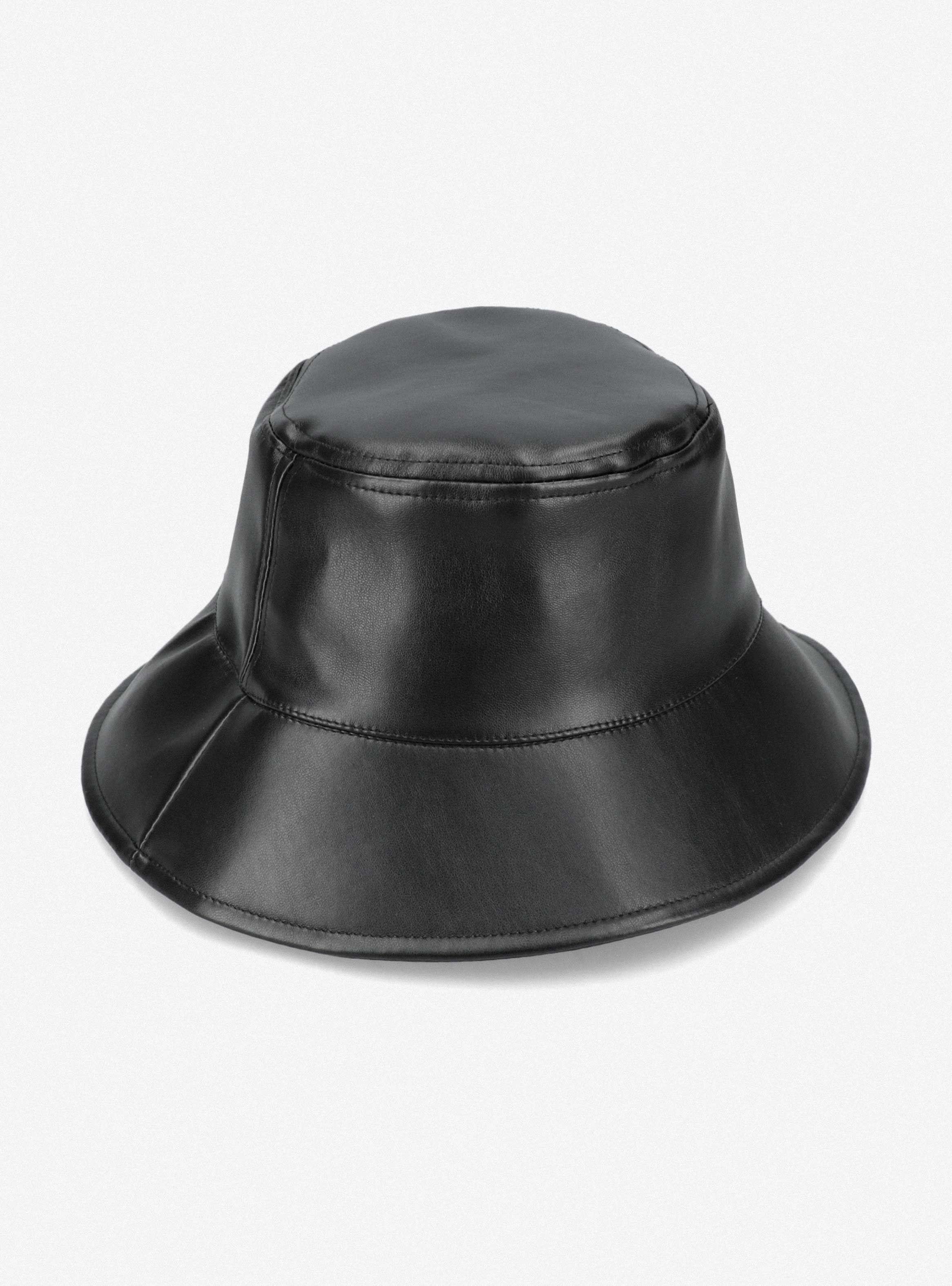 Sombrero Bucket Efecto Cuero-3
