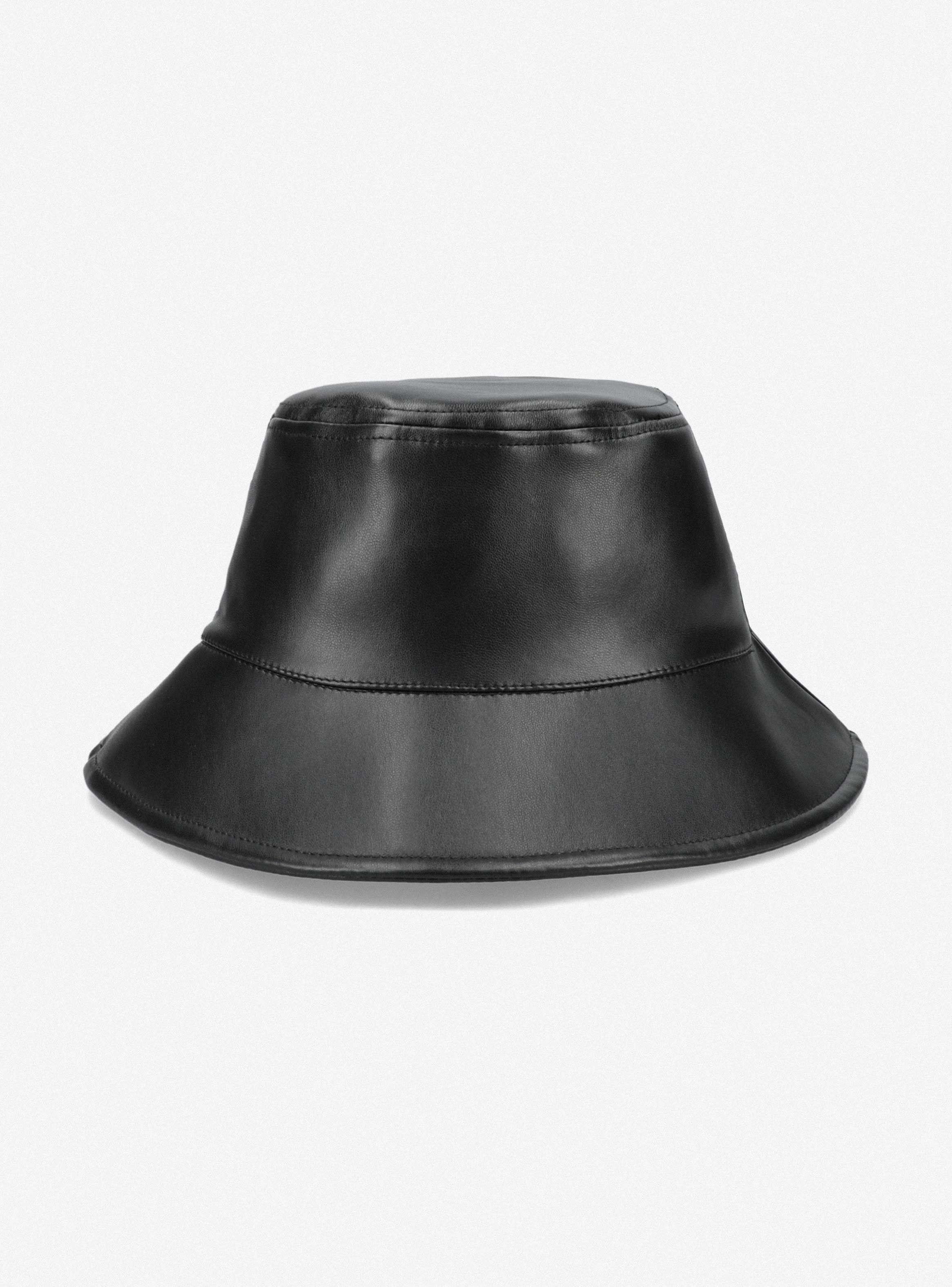 Sombrero Bucket Efecto Cuero-2