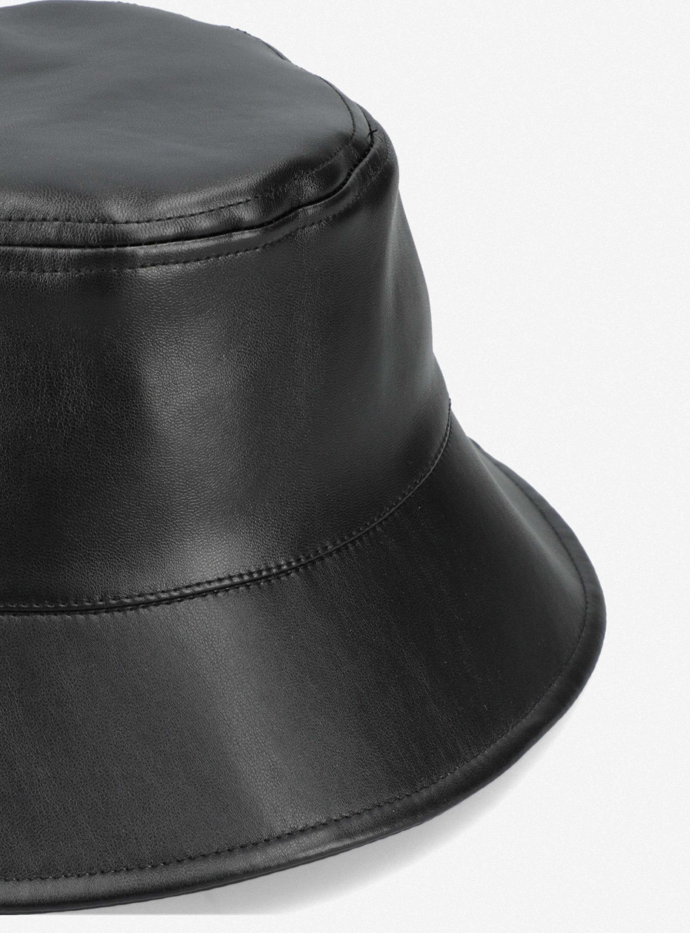 Sombrero Bucket Efecto Cuero-4
