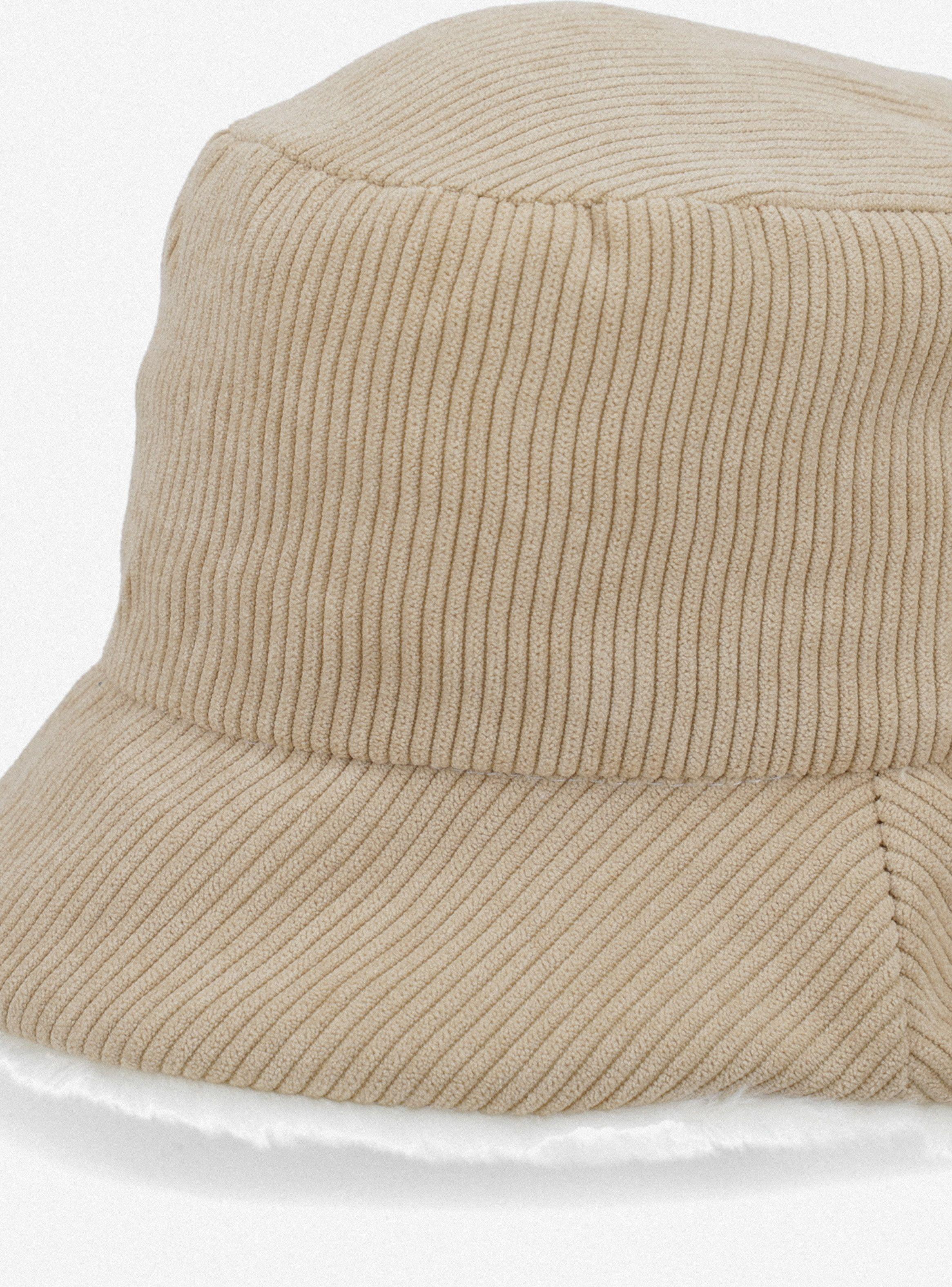 Sombrero Bucket Cotelé Interior Peludito-4