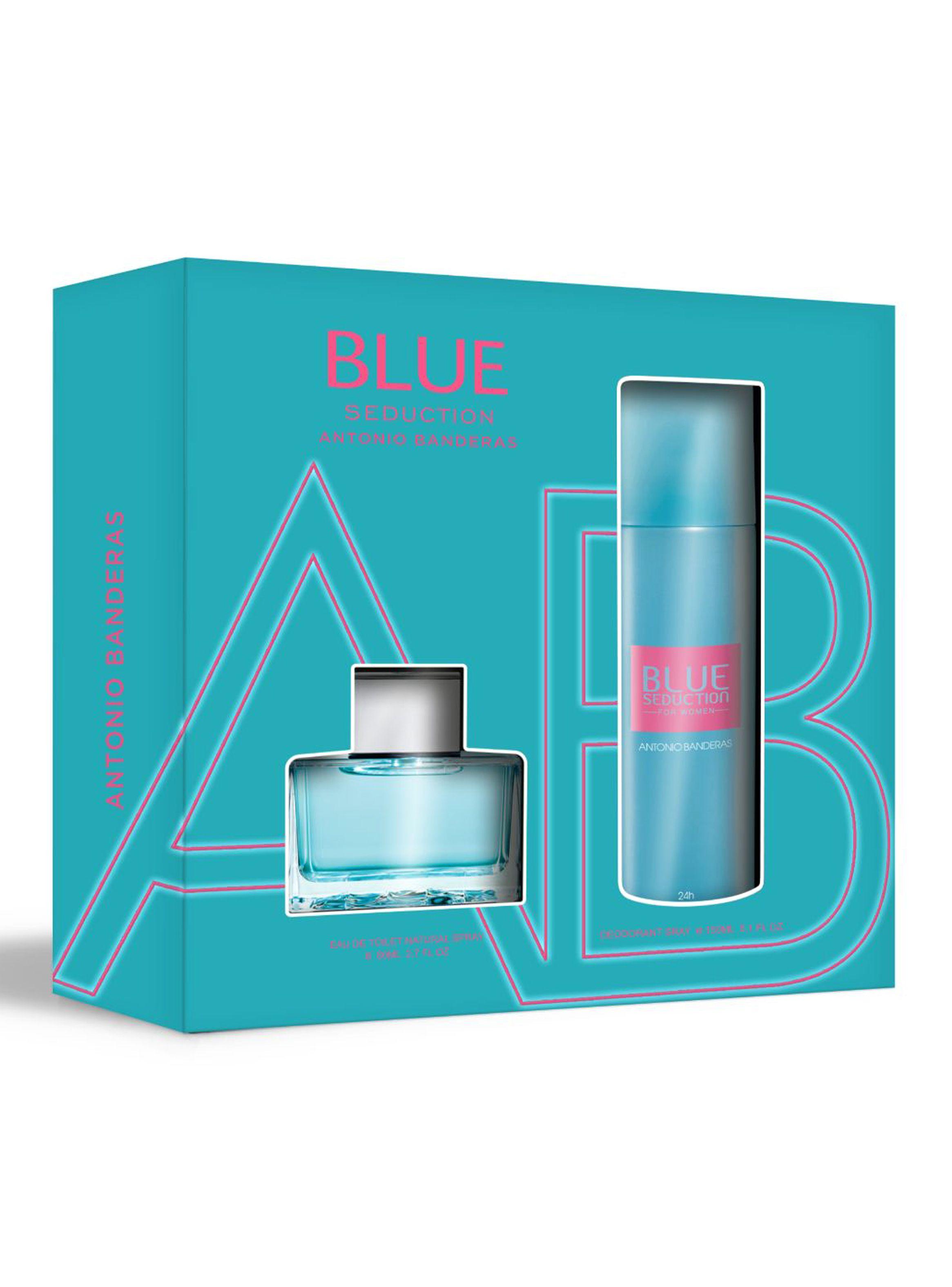Set Perfume Blue Seduction Woman EDT Mujer 80 ml + Desodorante 150 ml-0