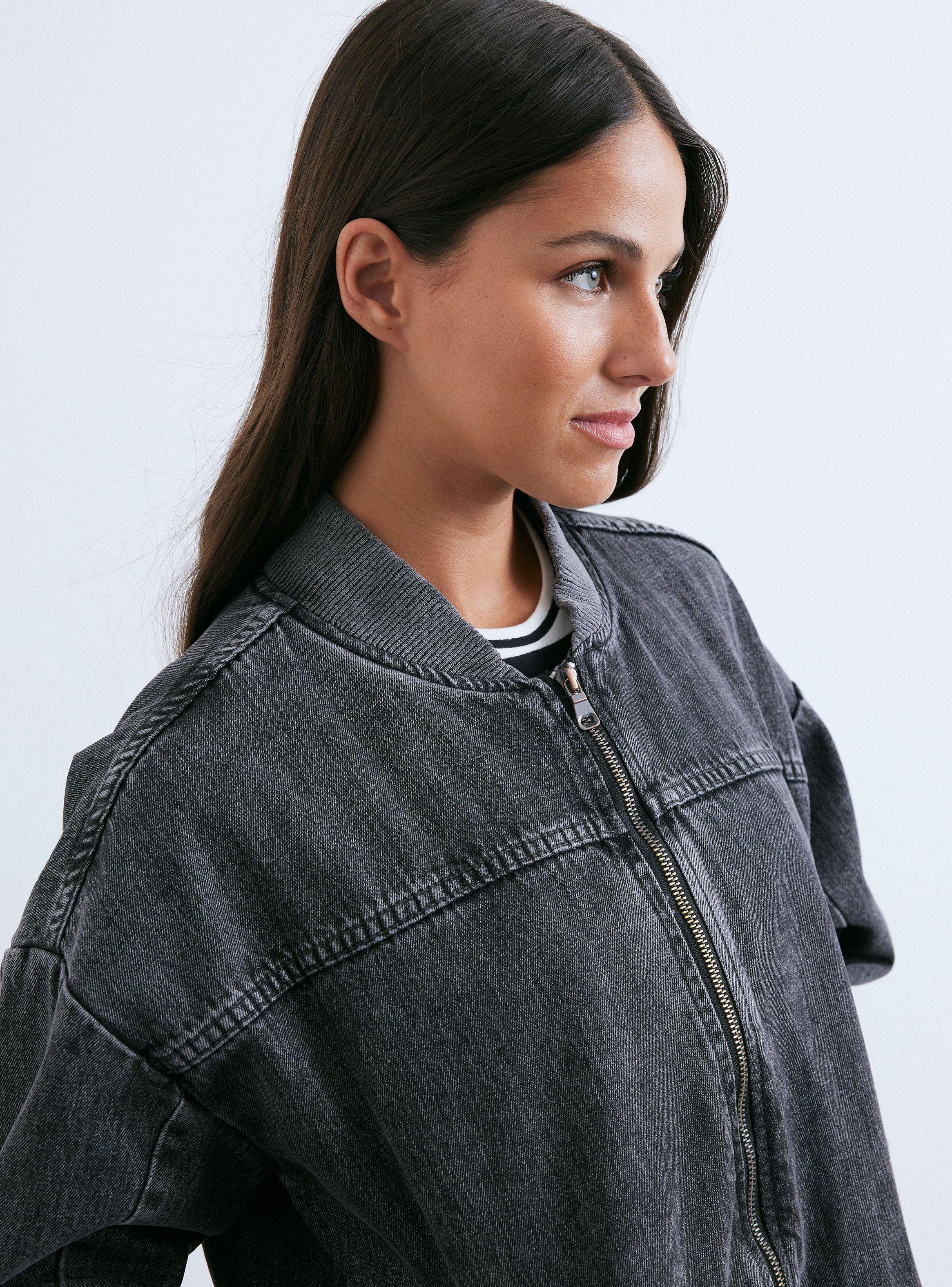 Chaqueta Bomber Con Padding-3