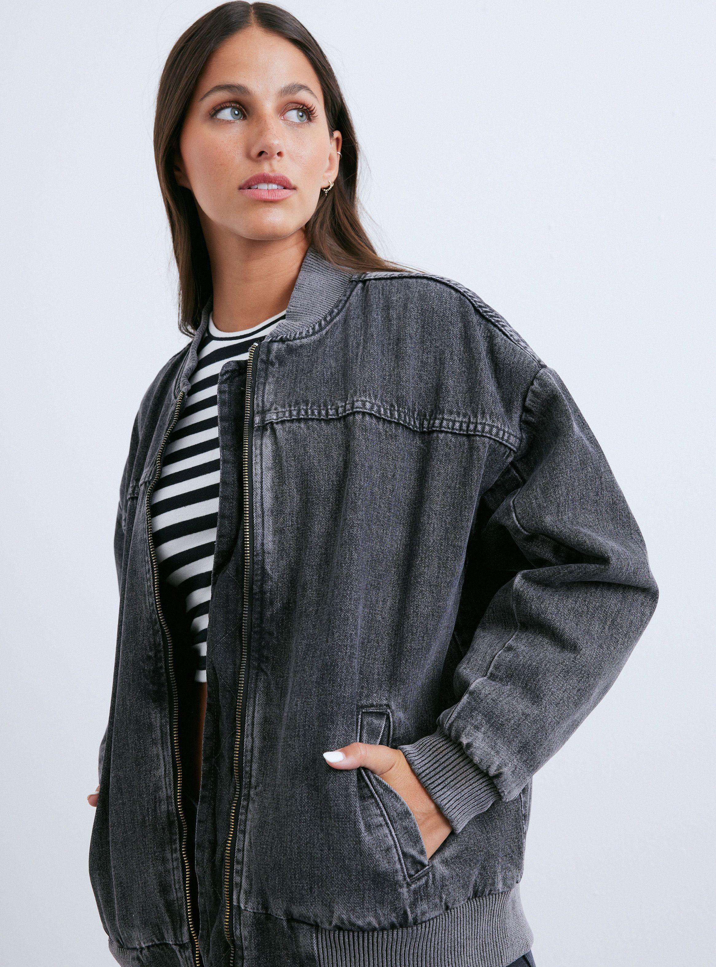 Chaqueta Bomber Con Padding-2