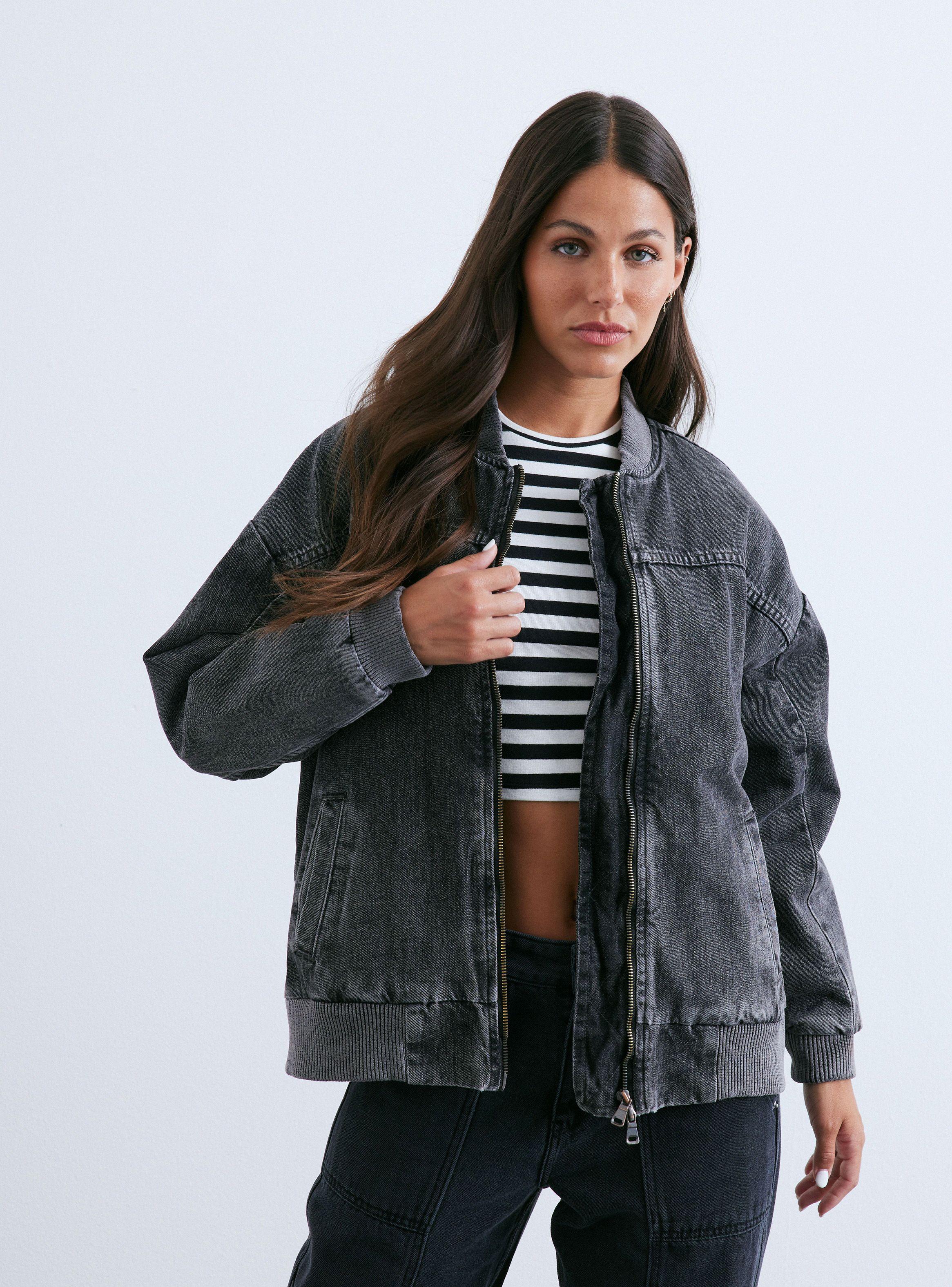 Chaqueta Bomber Con Padding-0
