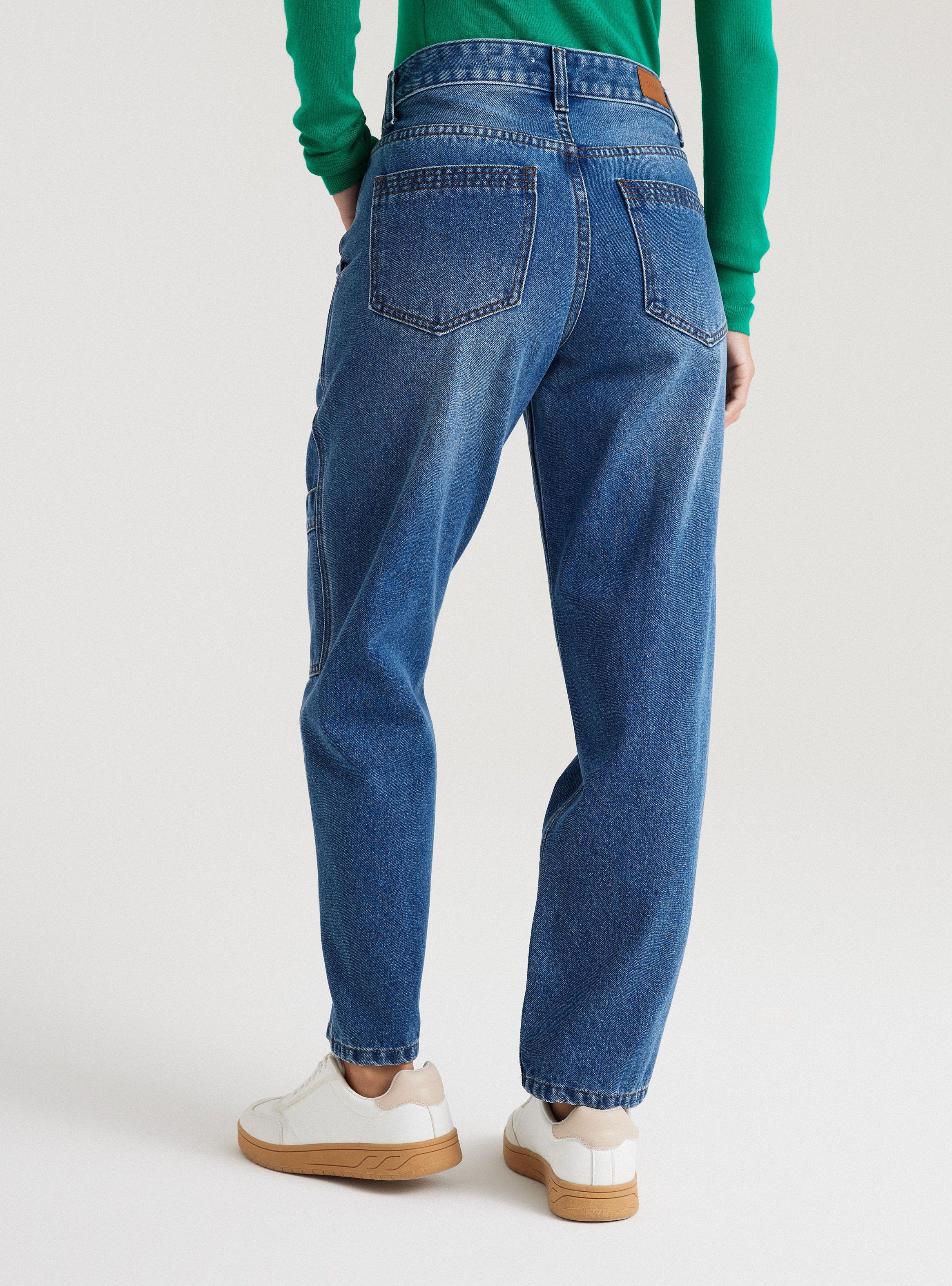 Jeans Con Cortes De Diseño-1