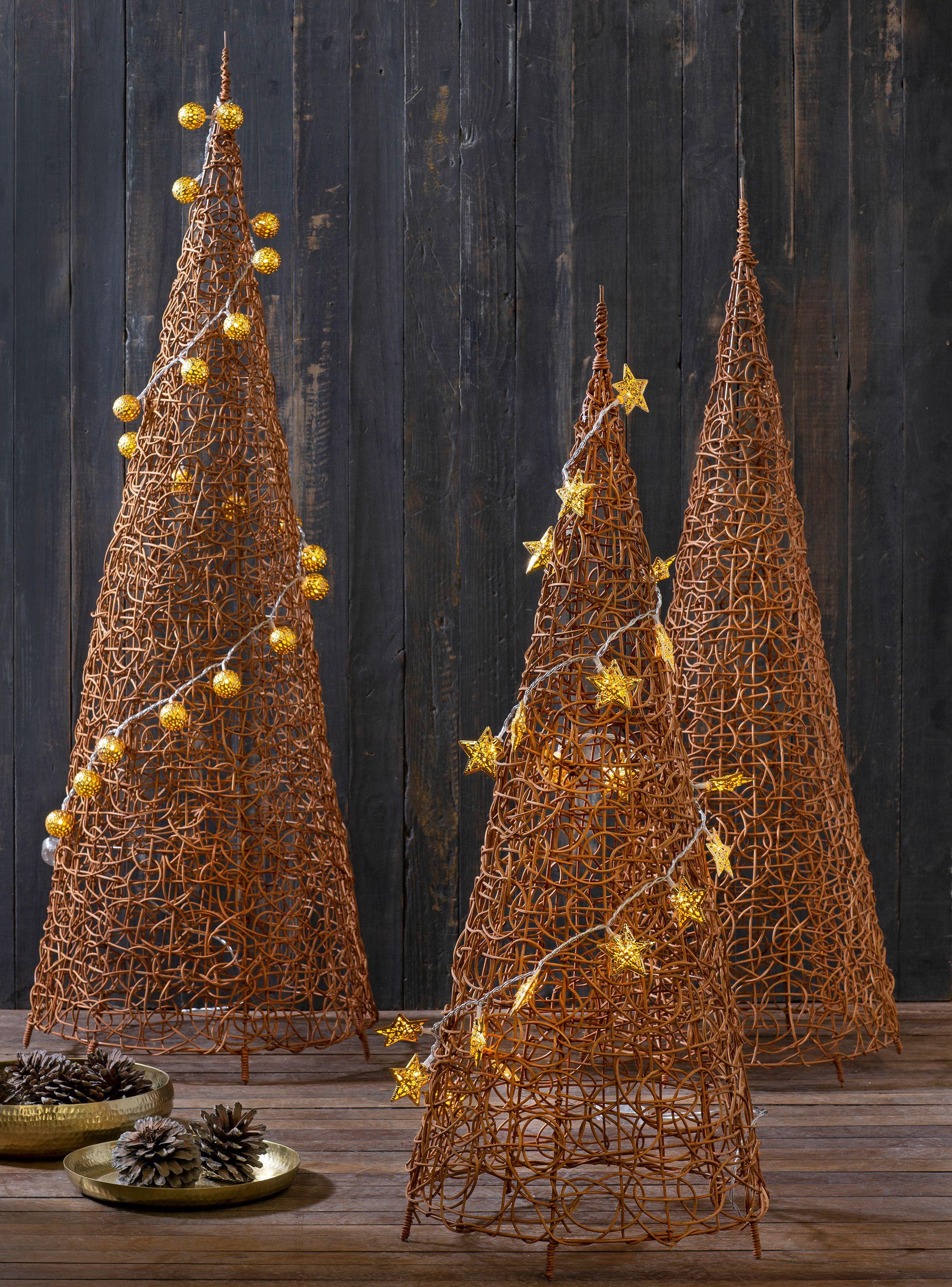 Pino de Navidad Mimbre 140 cm-6