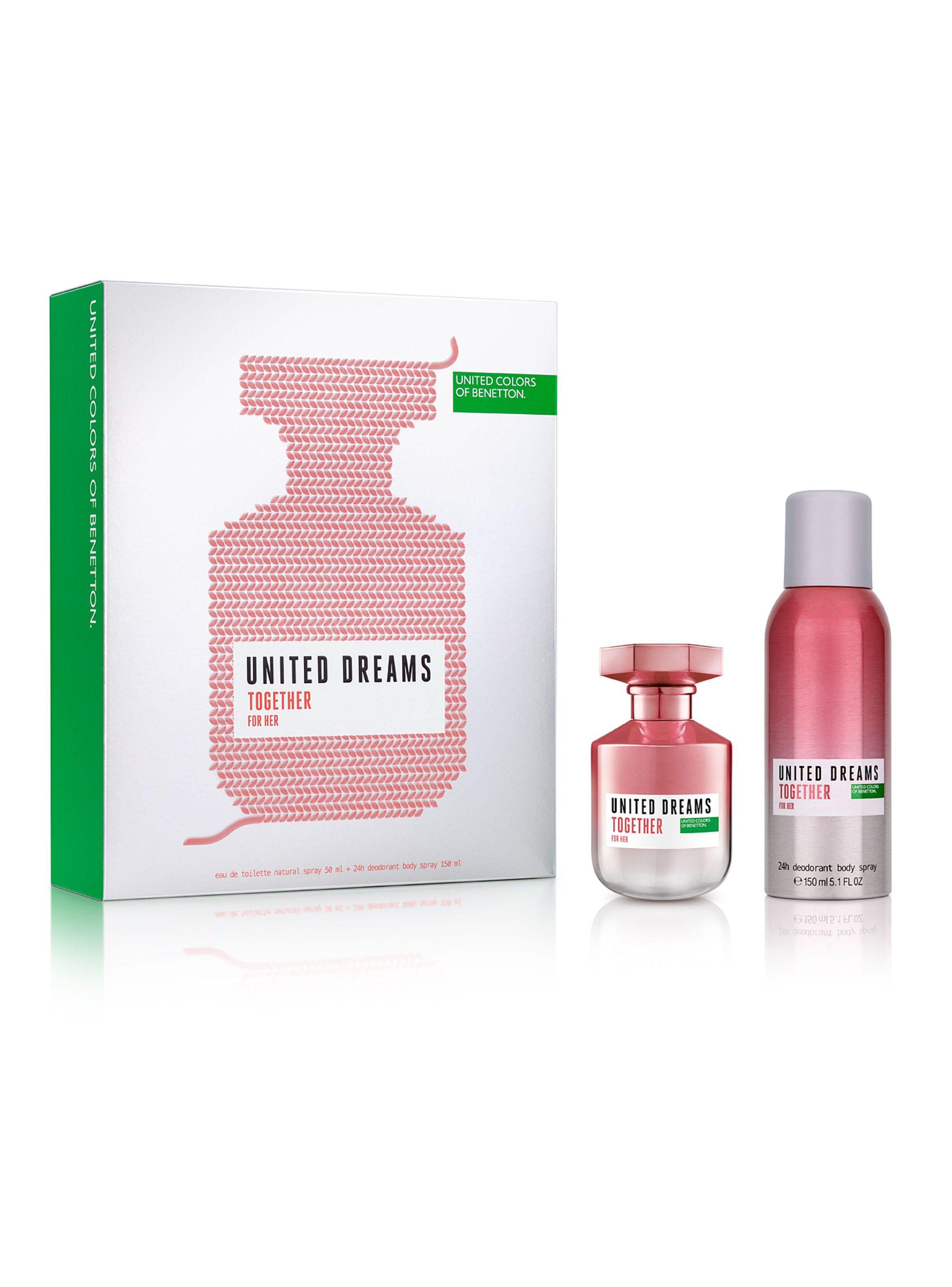 Perfume Mujer U.D. Together Her EDT 50ml + Deo 150ml-0