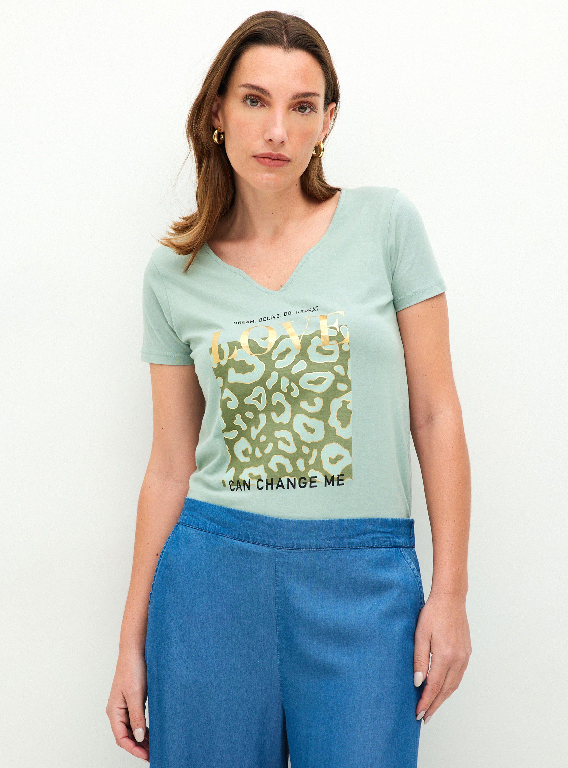 Polera con Estampado Animal Print-0