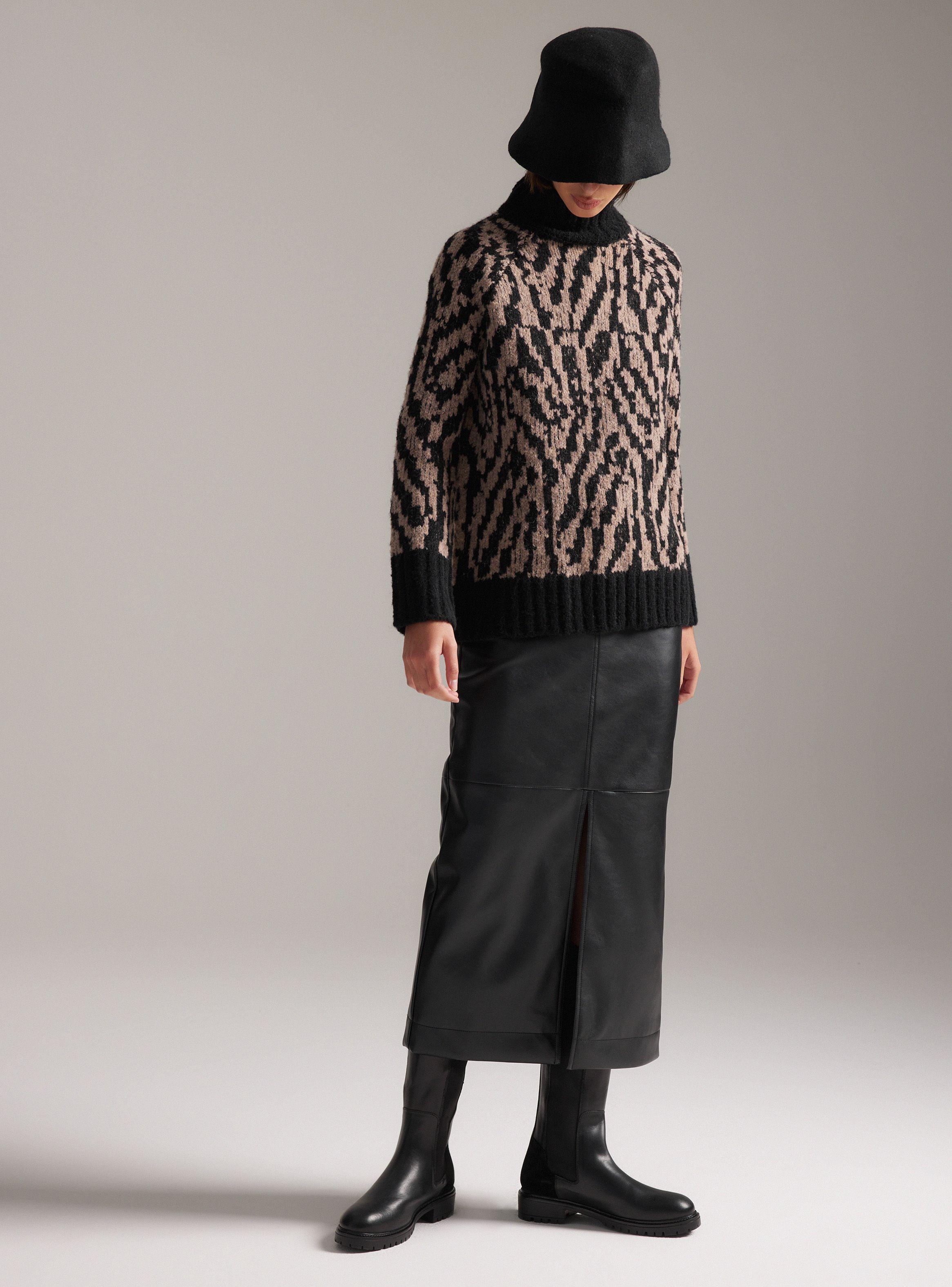 Sweater Jacquard Con Lana Y Alpaca Limited Edition-4