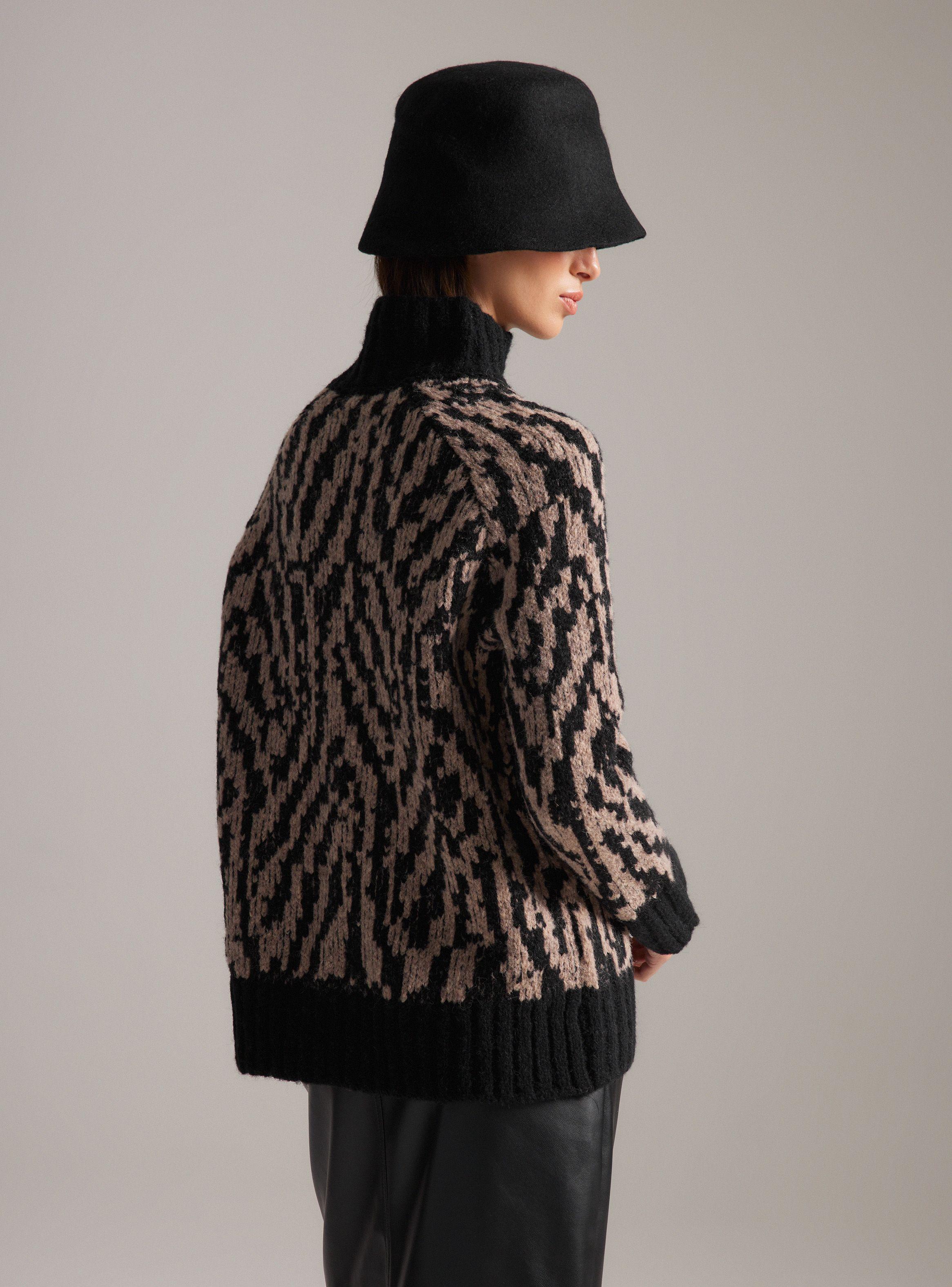 Sweater Jacquard Con Lana Y Alpaca Limited Edition-1