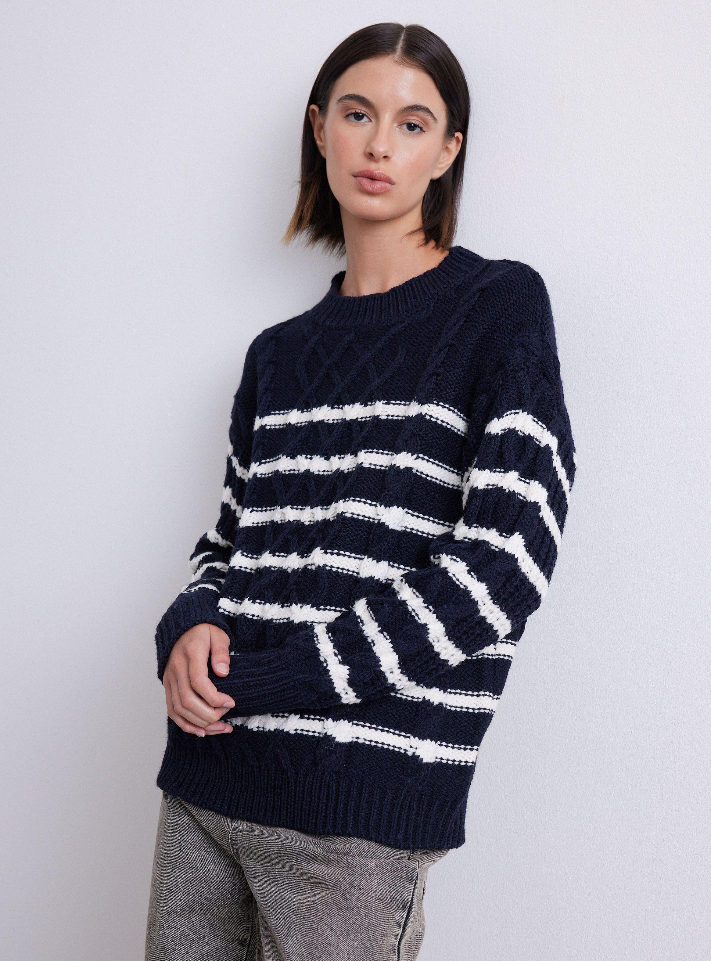 Sweater Trenzado Detalle Botones-0