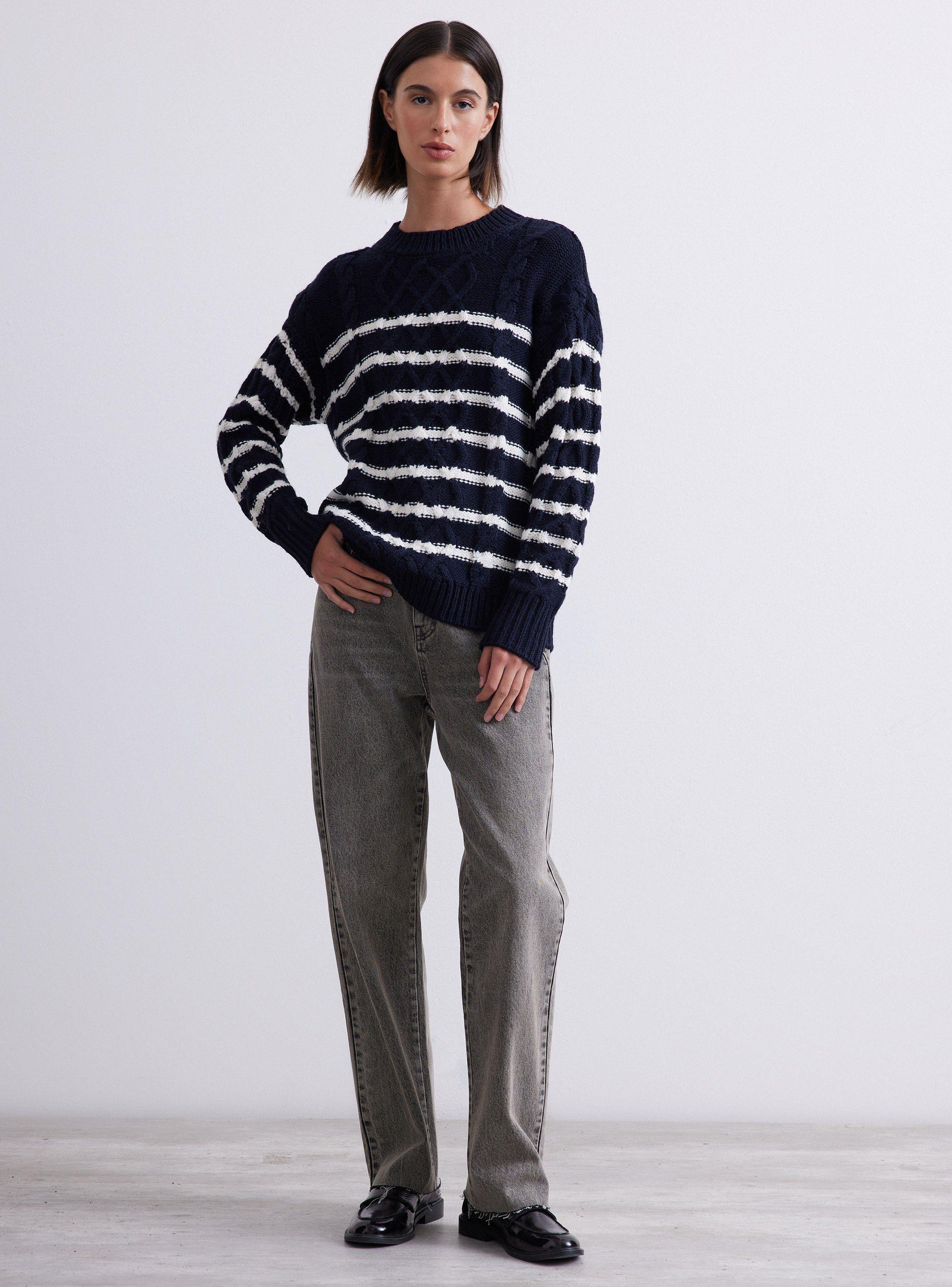 Sweater Trenzado Detalle Botones-4