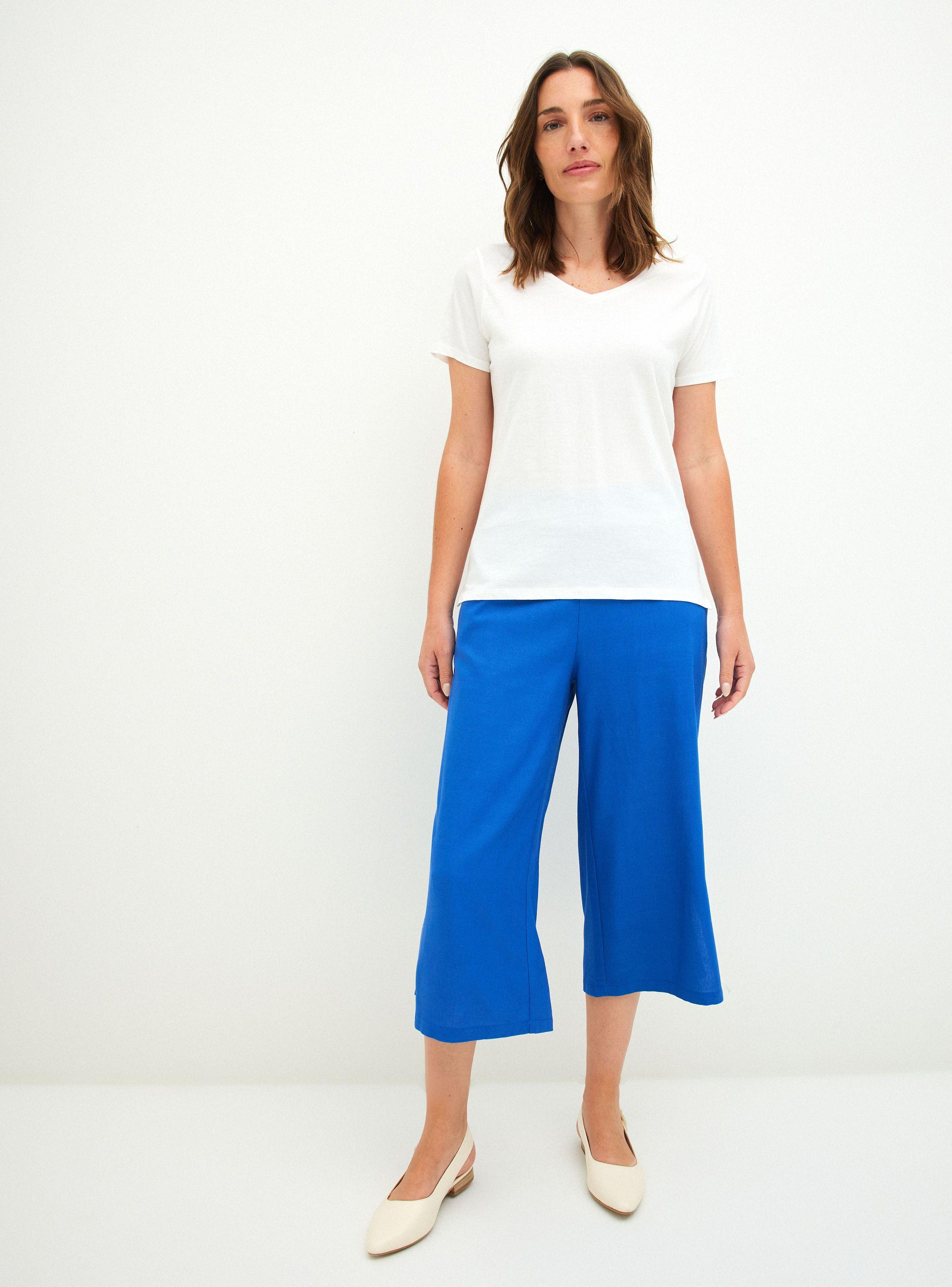 Polera Básica Color Corte V-3