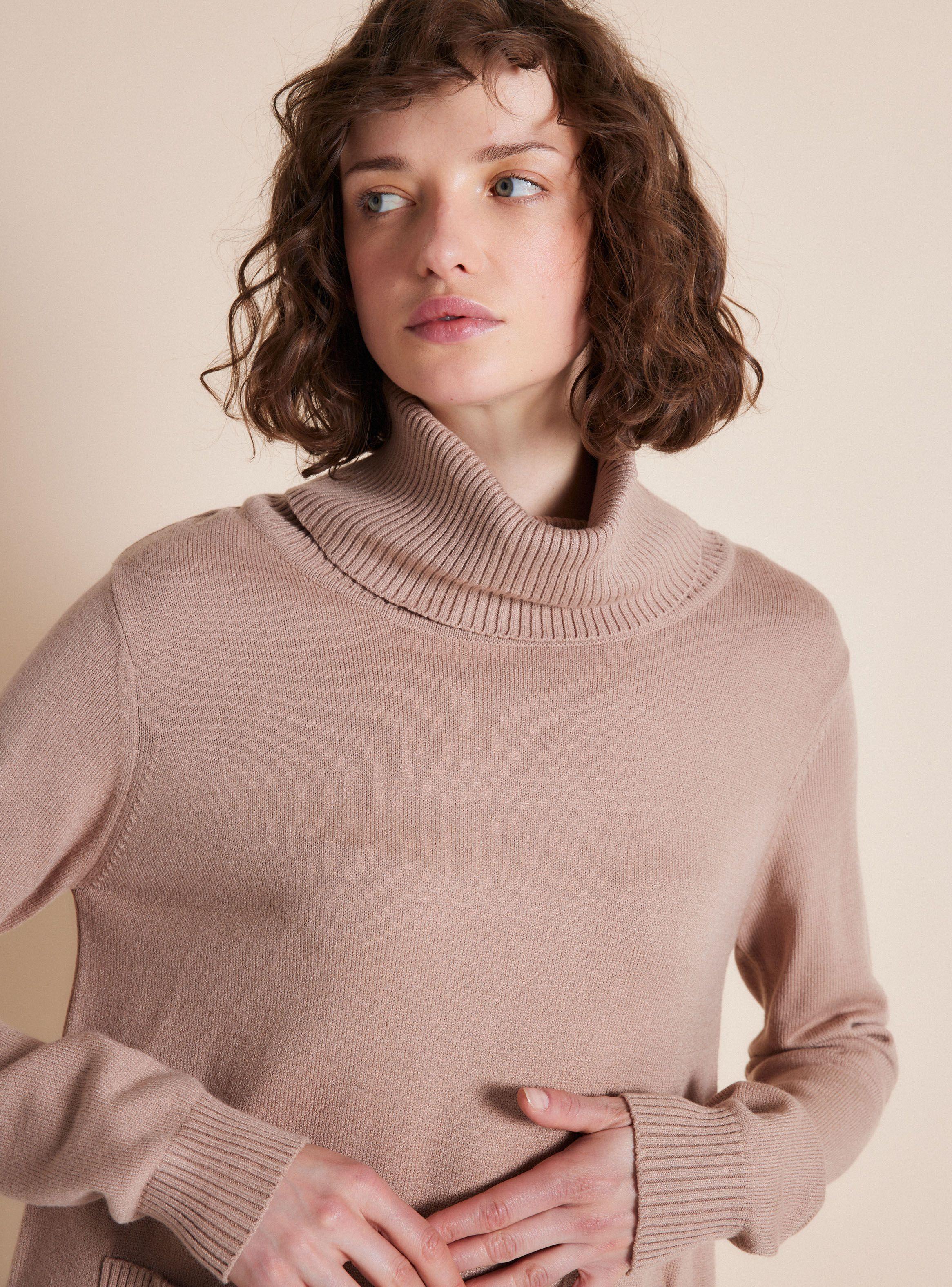 Sweater Cuello Tortuga con Bolsillos-2