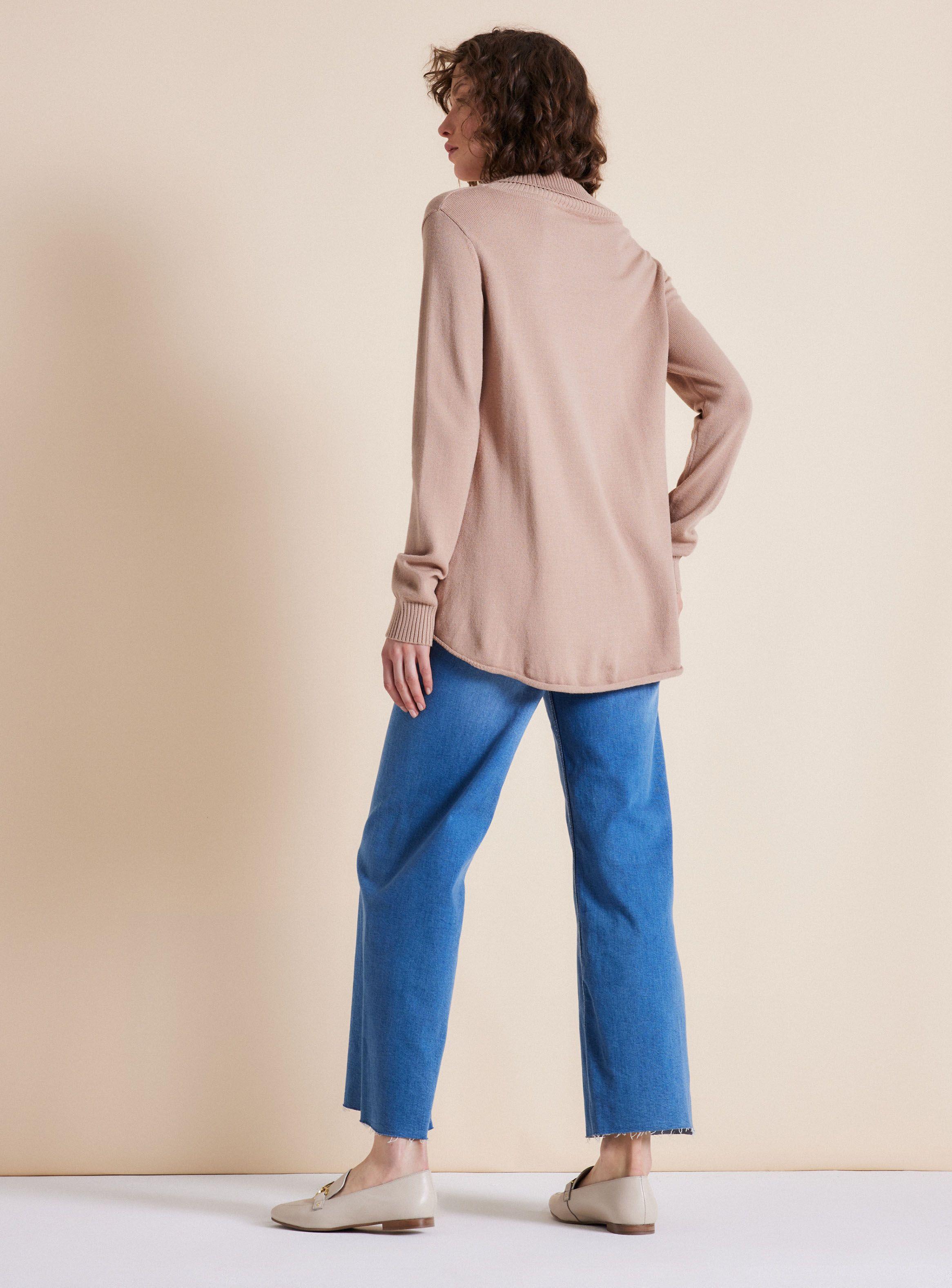 Sweater Cuello Tortuga con Bolsillos-5