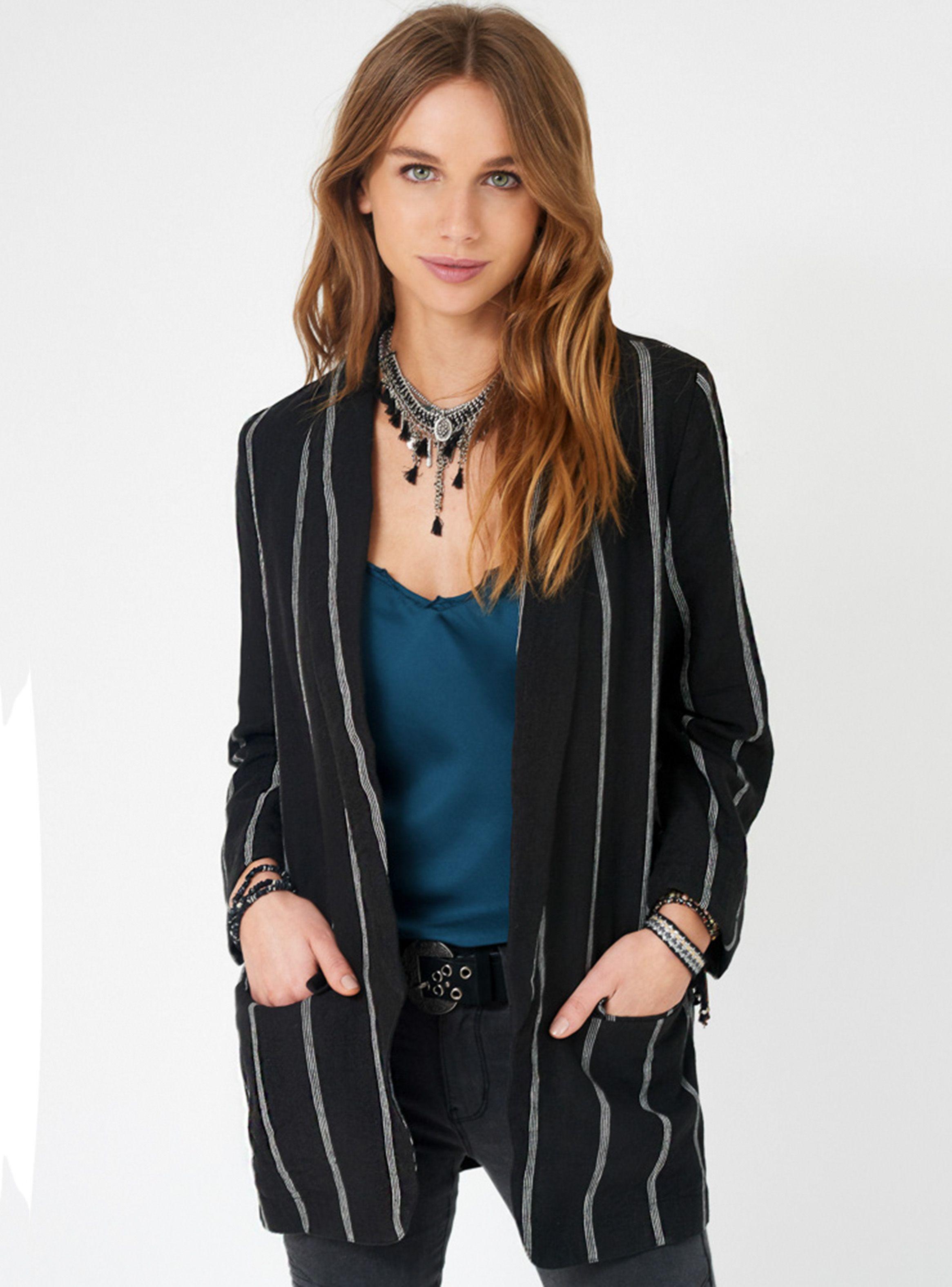 Blazer Franjas Umbrale-0
