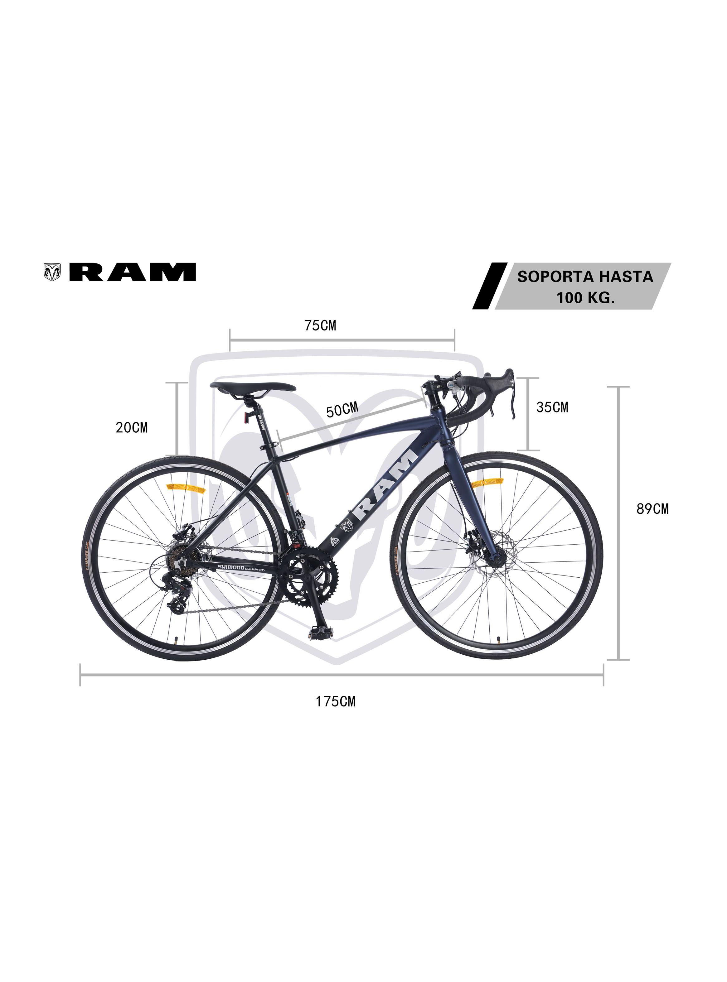 Bicicleta Ruta-Pista Rebel Aro 28" 700C Unisex 14 Velocidades-1