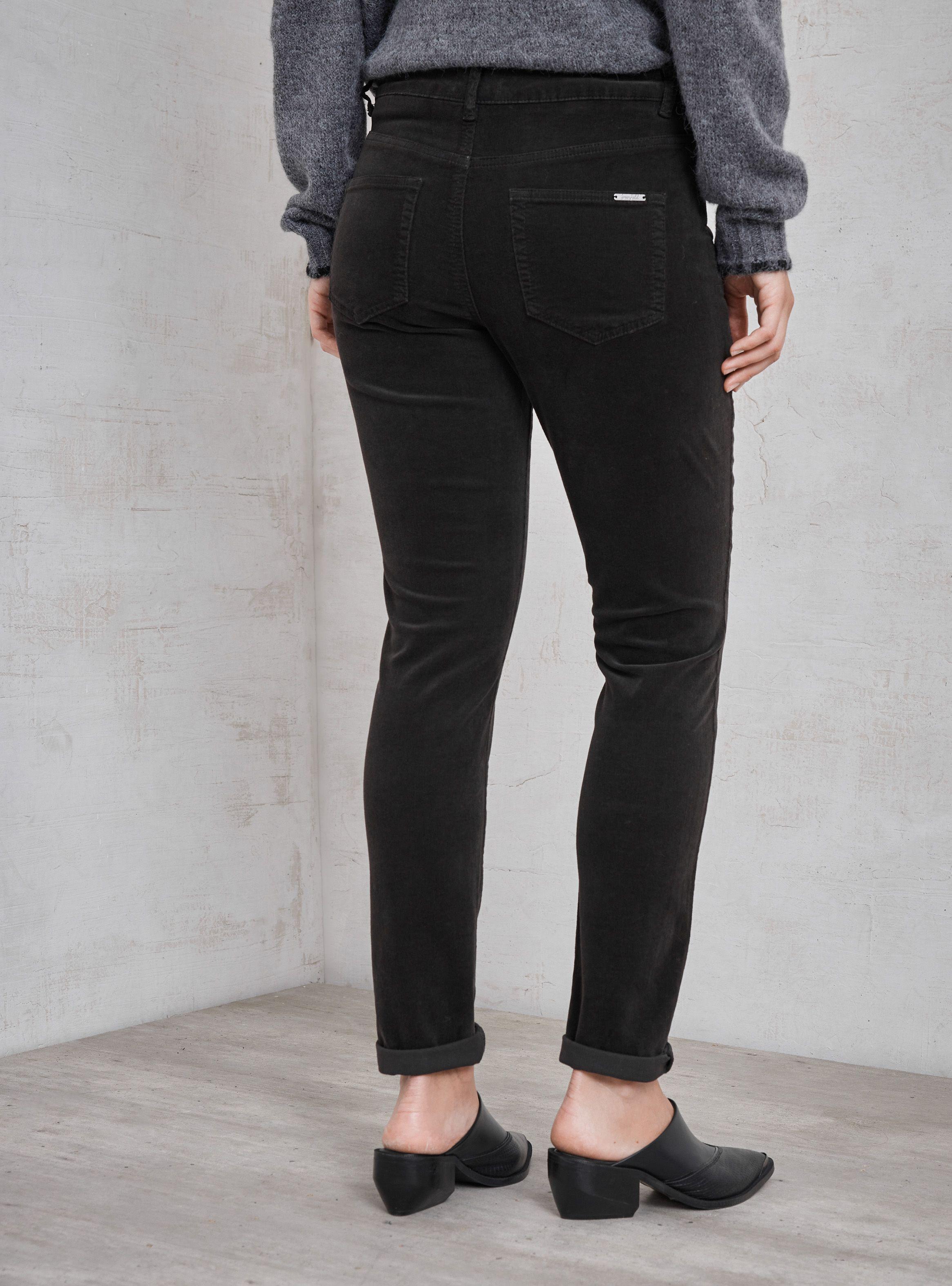 Pantalón Cotelé Slim Con Teñido Especial-1
