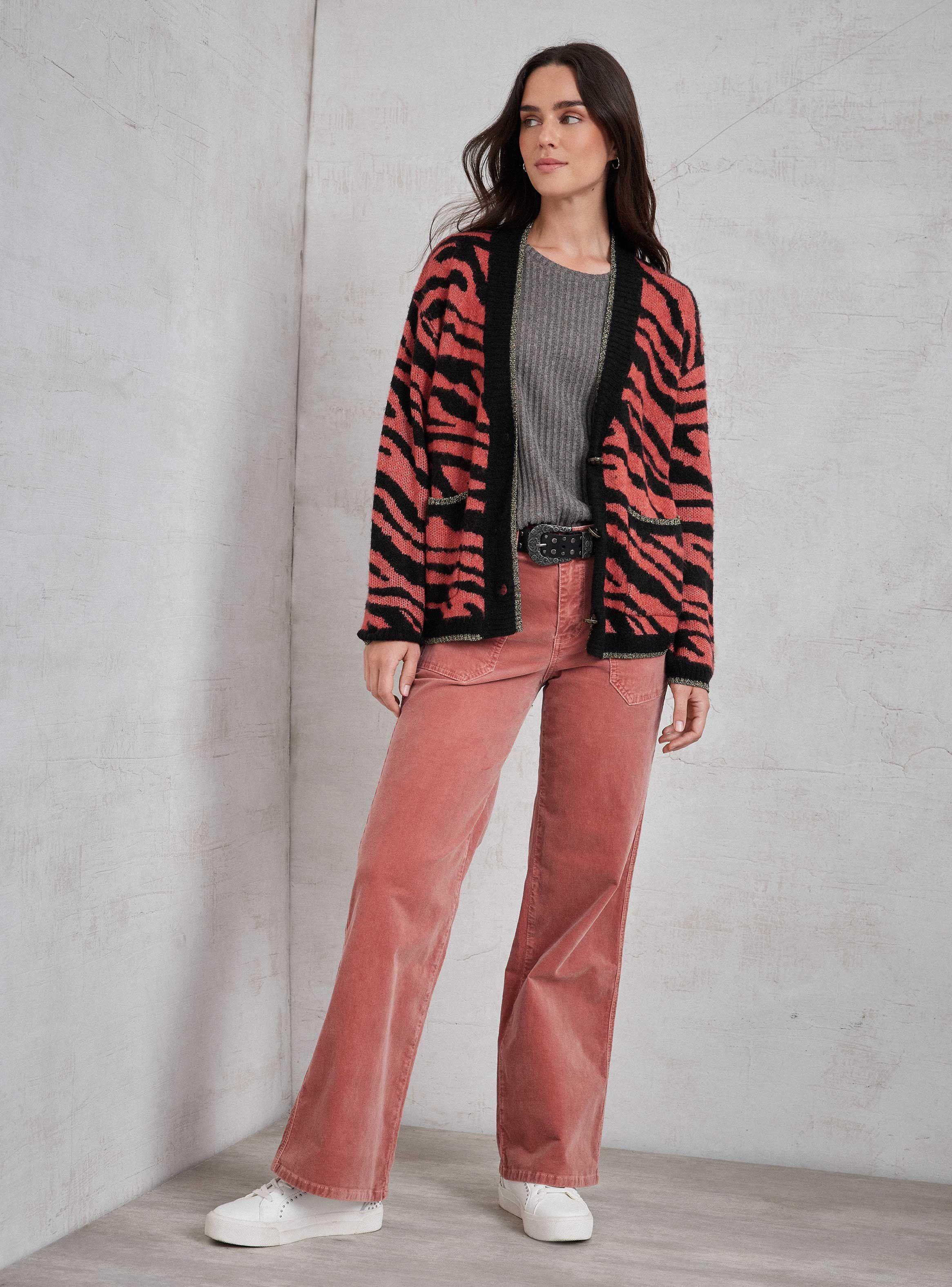 Chaleco Diseño Animal Con Detalle Metalizado-4