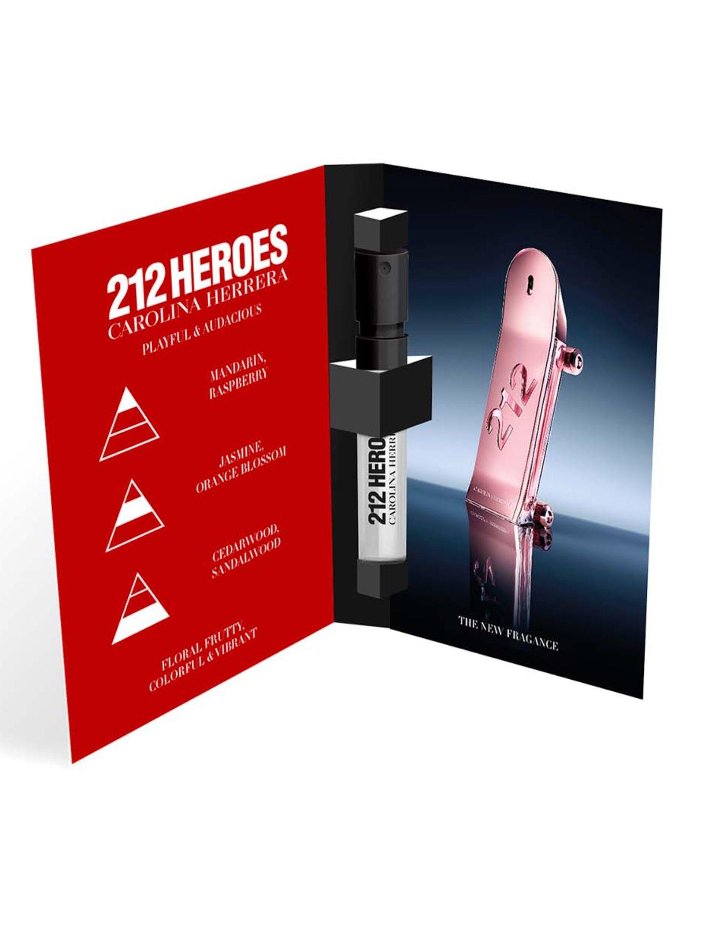Set Perfume Carolina Herrera 212 Heroes For Her EDP Mujer 80 ml + Mini 1.5 ml-3
