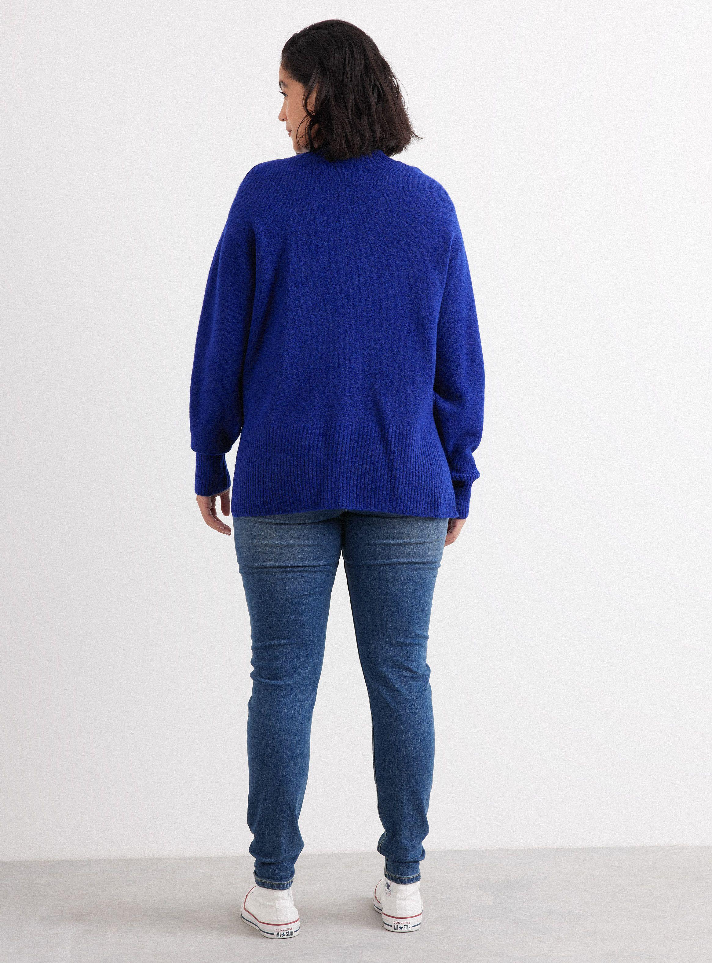 Sweater Cuello Redondo Aberturas Laterales-5