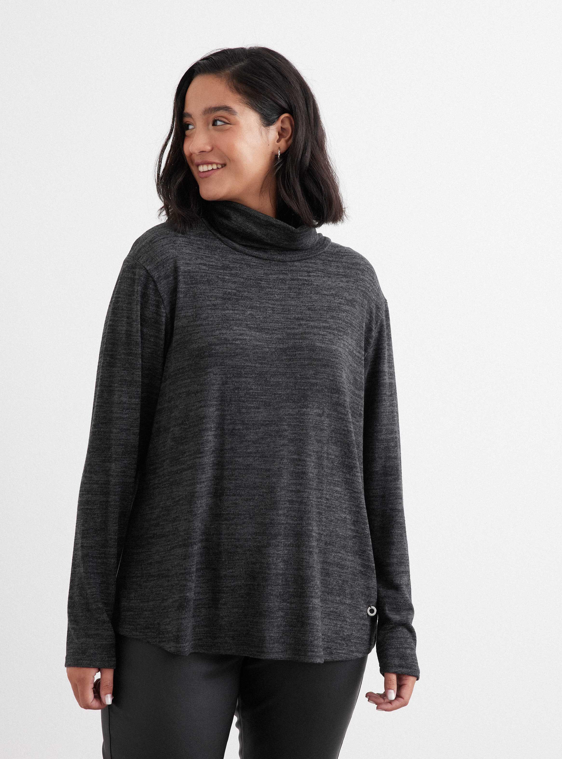 Sweater Holgado Cuello Tortuga-0