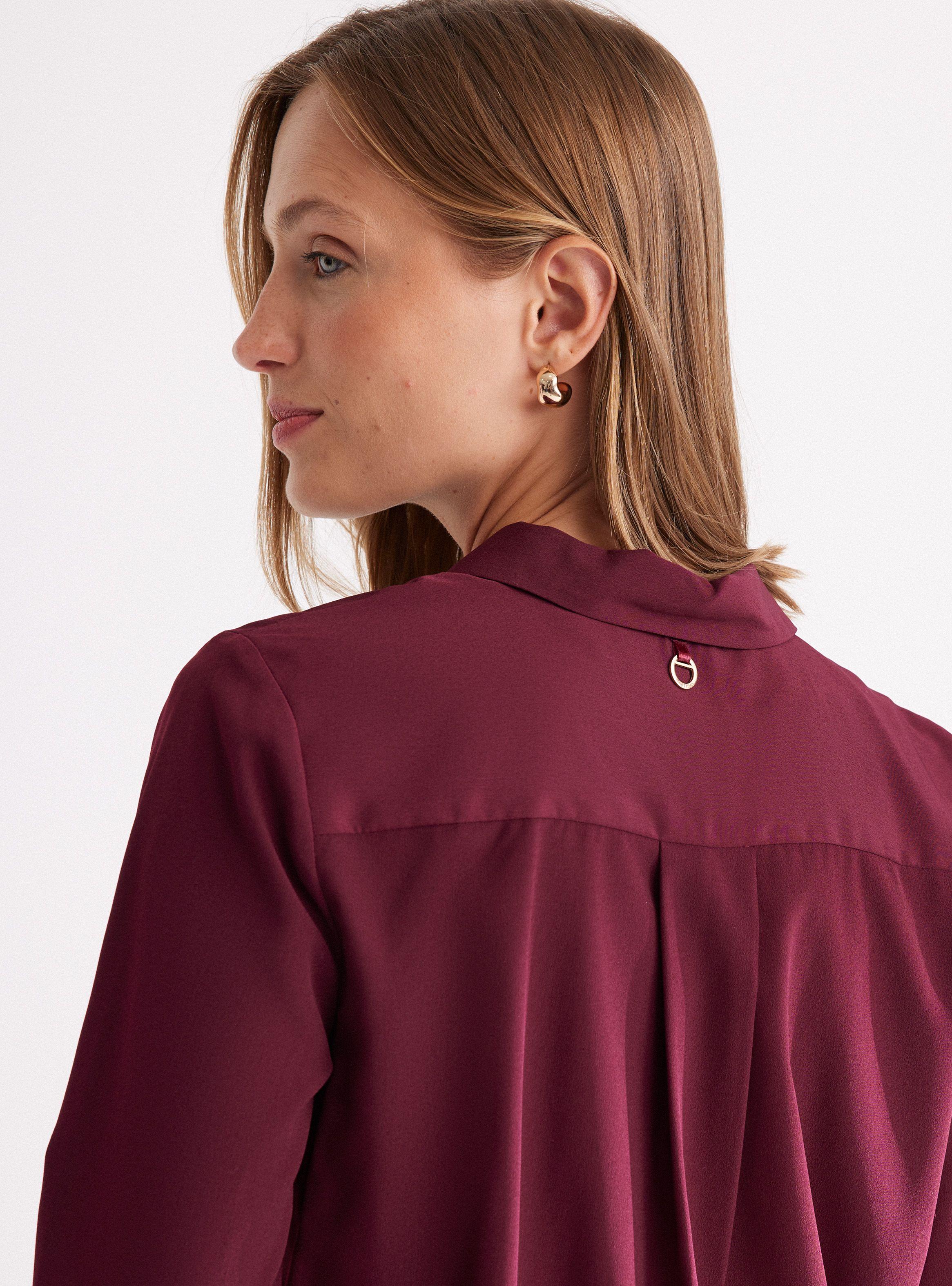 Blusa Básica Botón Cubierto-3