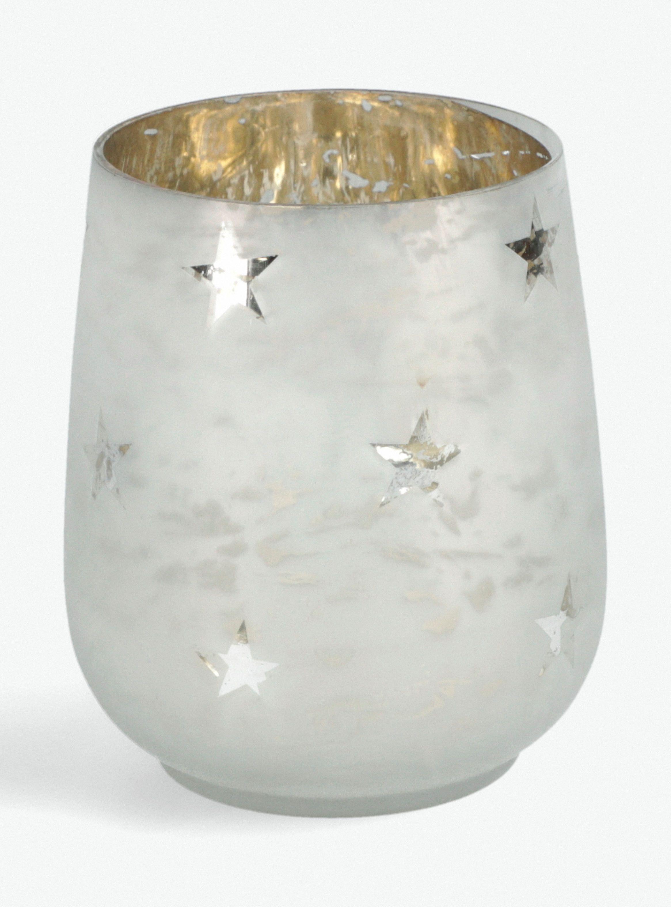 Portavela Alaniz Home Navidad Estrellas 12 cm-0
