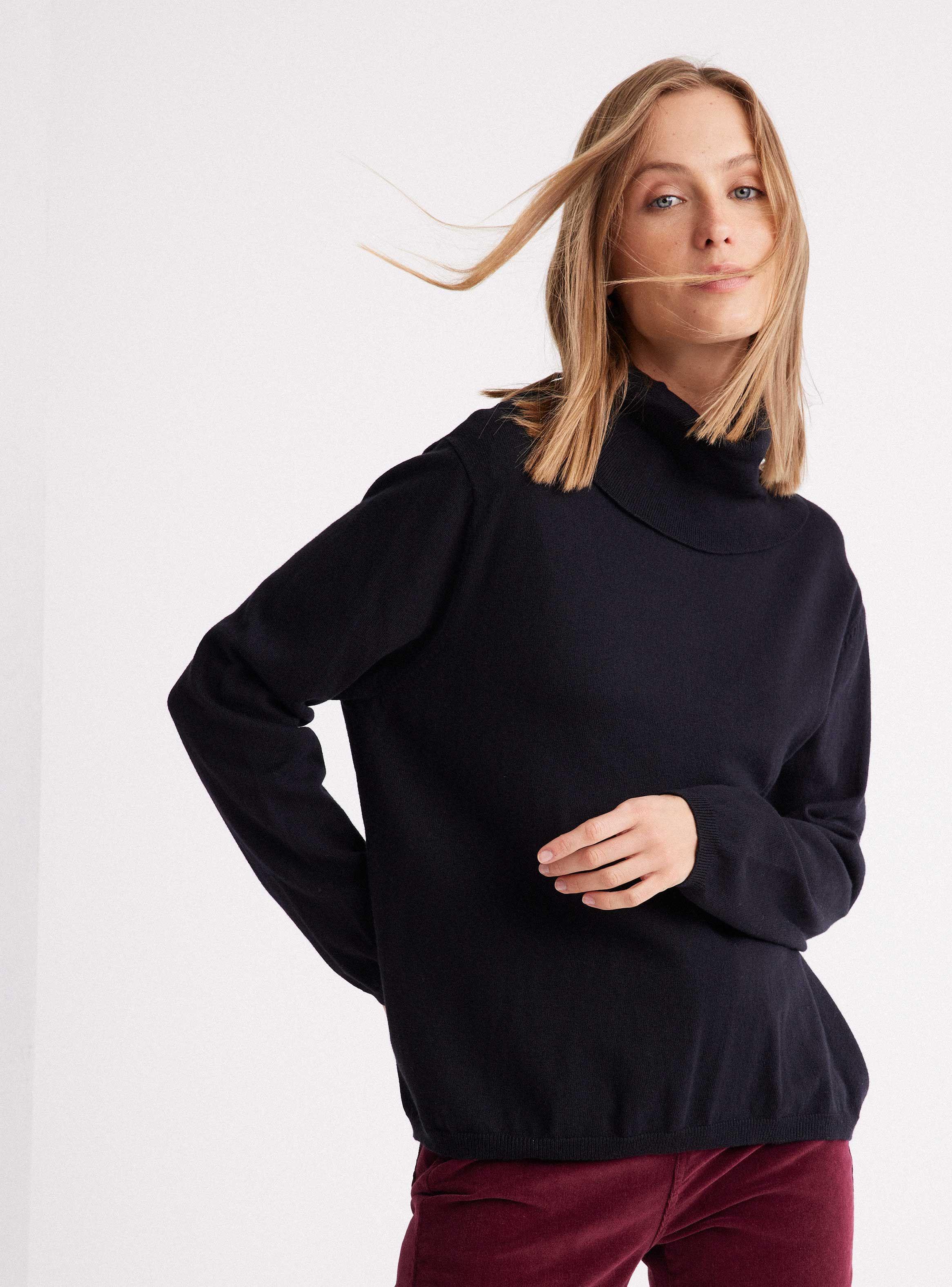 Sweater Cuello Beatle Con Lana-0