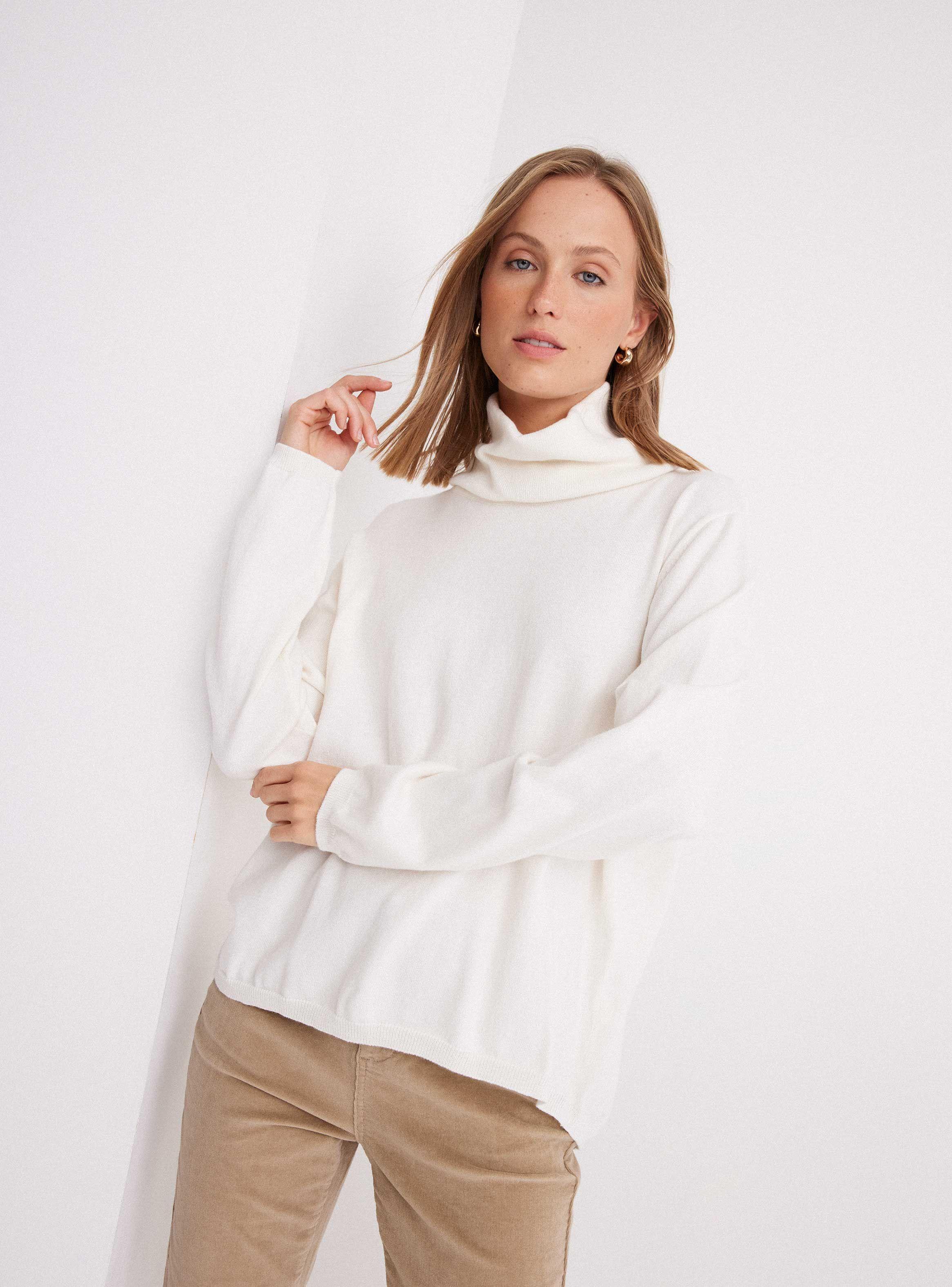 Sweater Cuello Beatle Con Lana-0