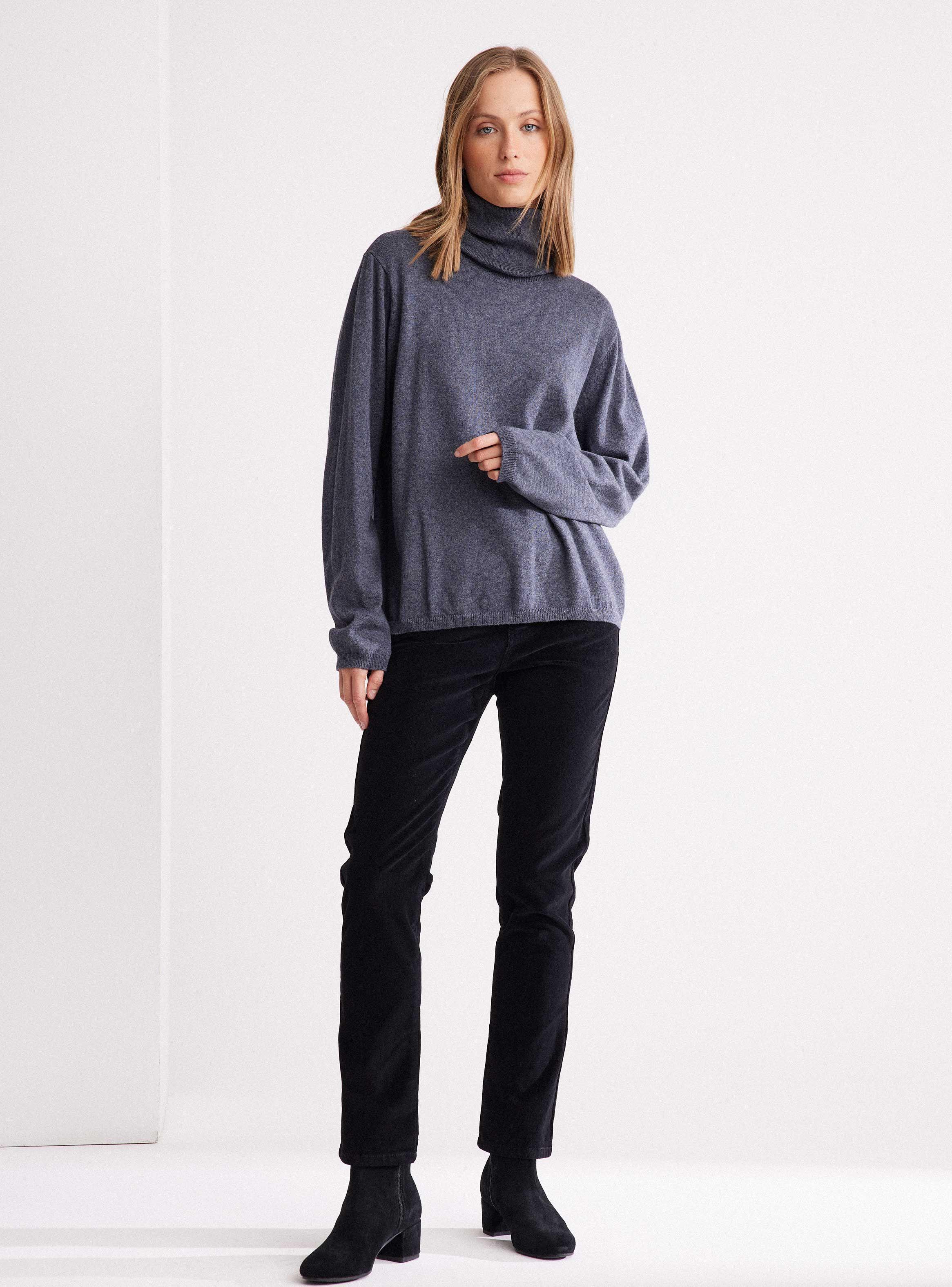 Sweater Cuello Beatle Con Lana-4