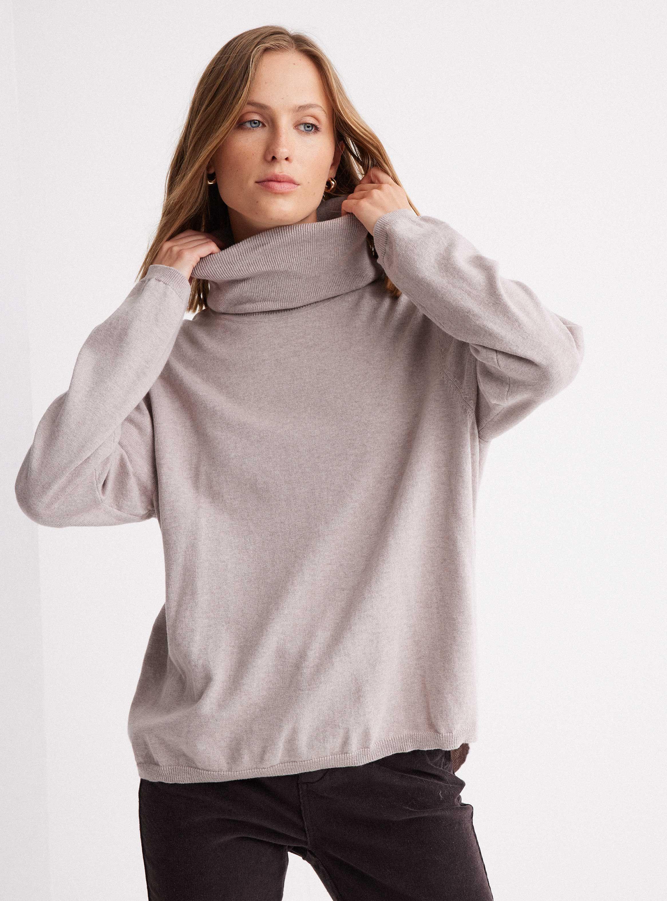 Sweater Cuello Beatle Con Lana-0