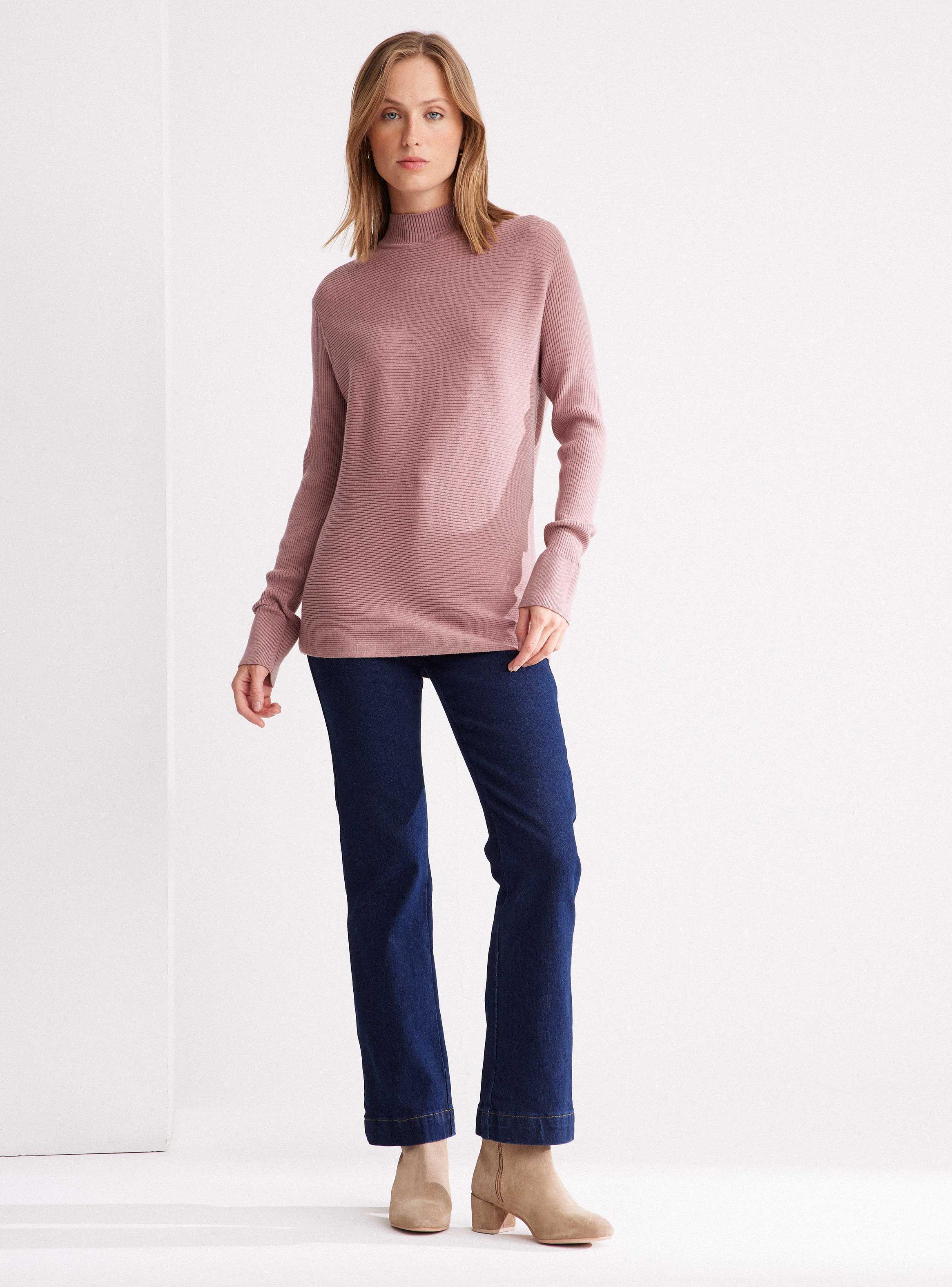 Sweater Acanalado Básico-4