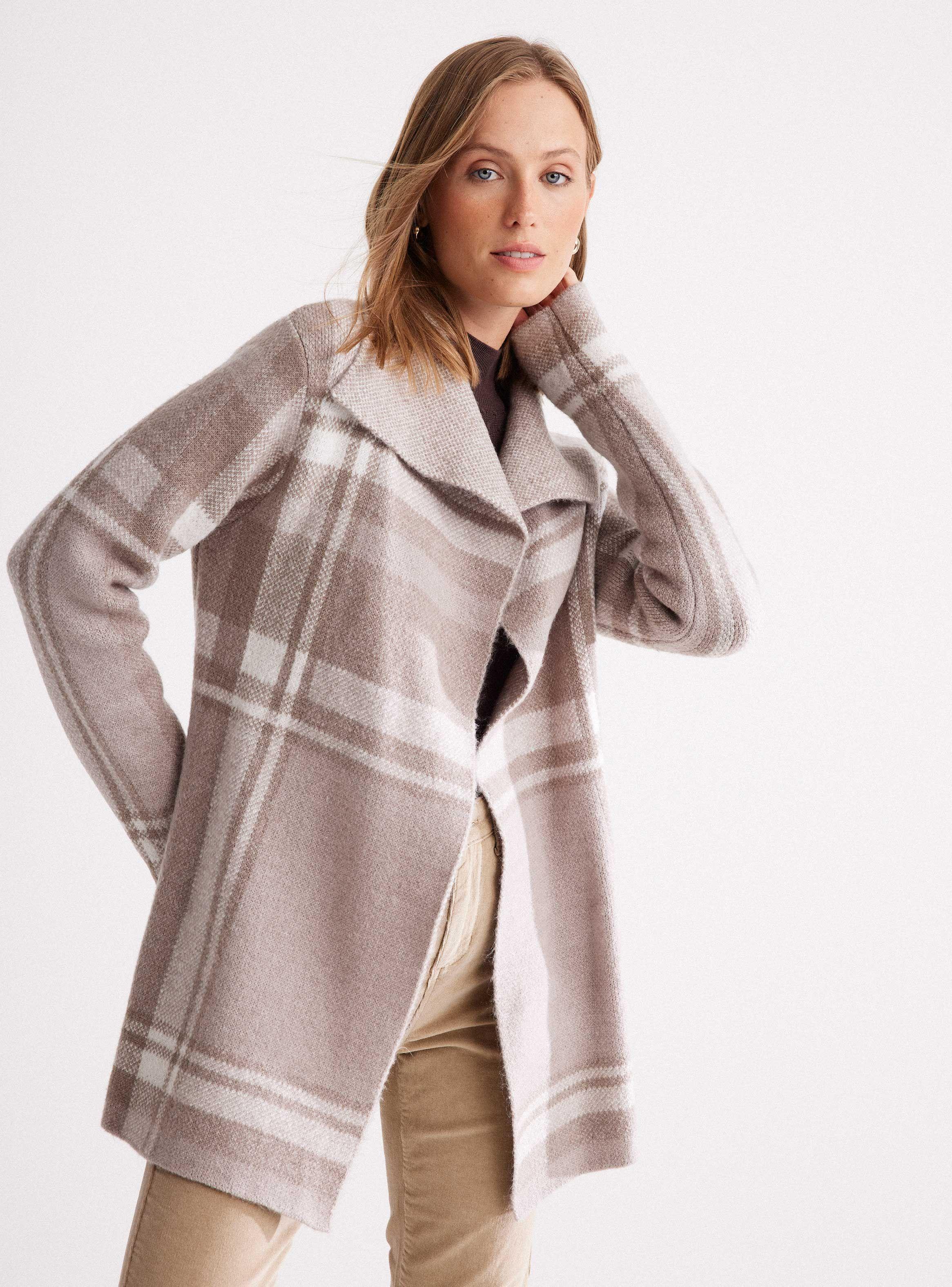 Chaleco Tipo Kimono Jacquard-0